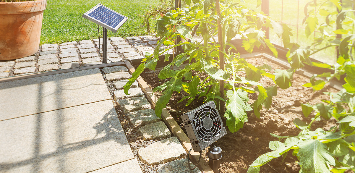 Belüftung für den Garten