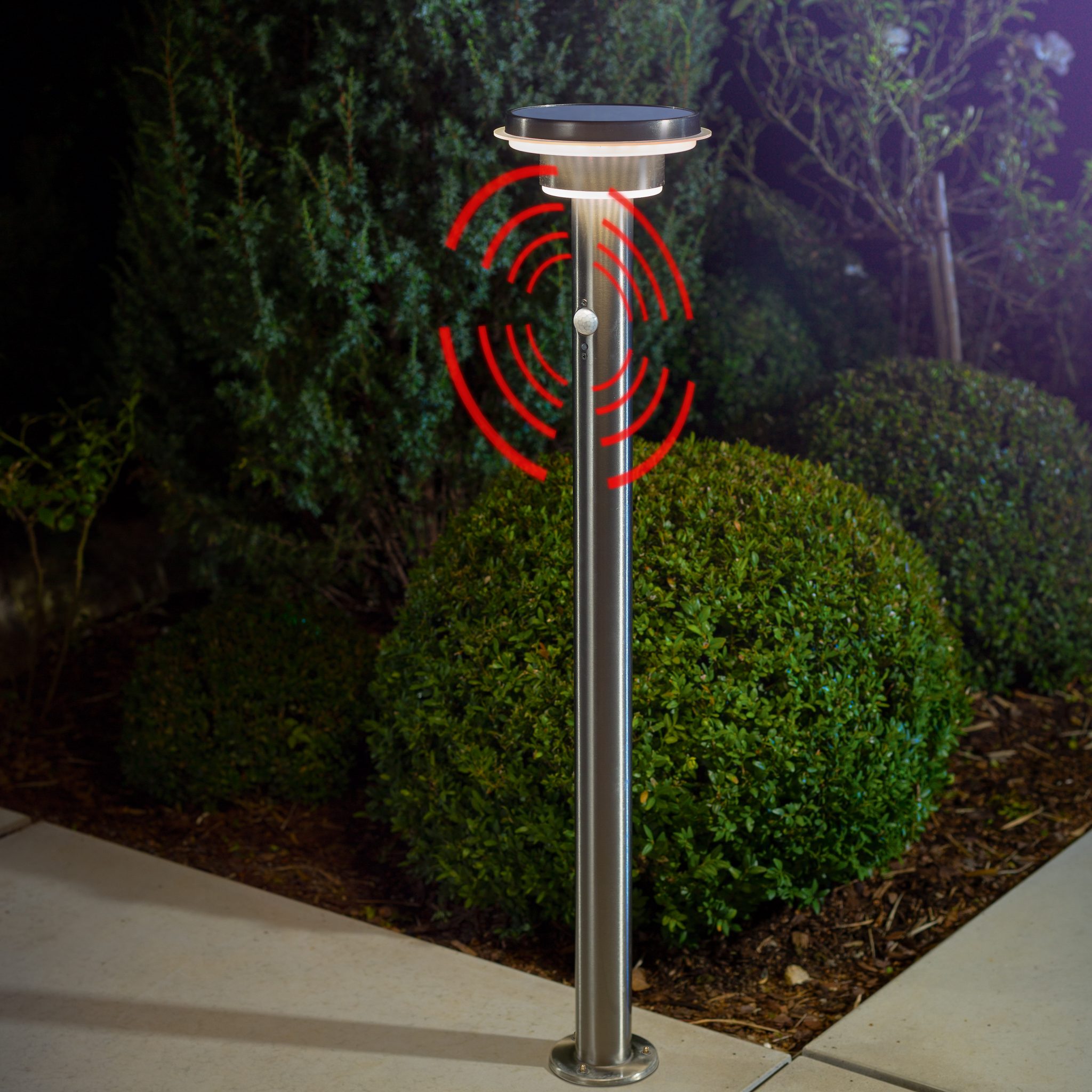 LED Solarlampen mit Bewegungsmelder Solarversand Magazin