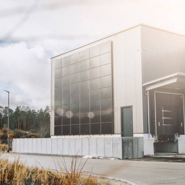 Photovoltaik Anlage im neuen Logistikzentrum