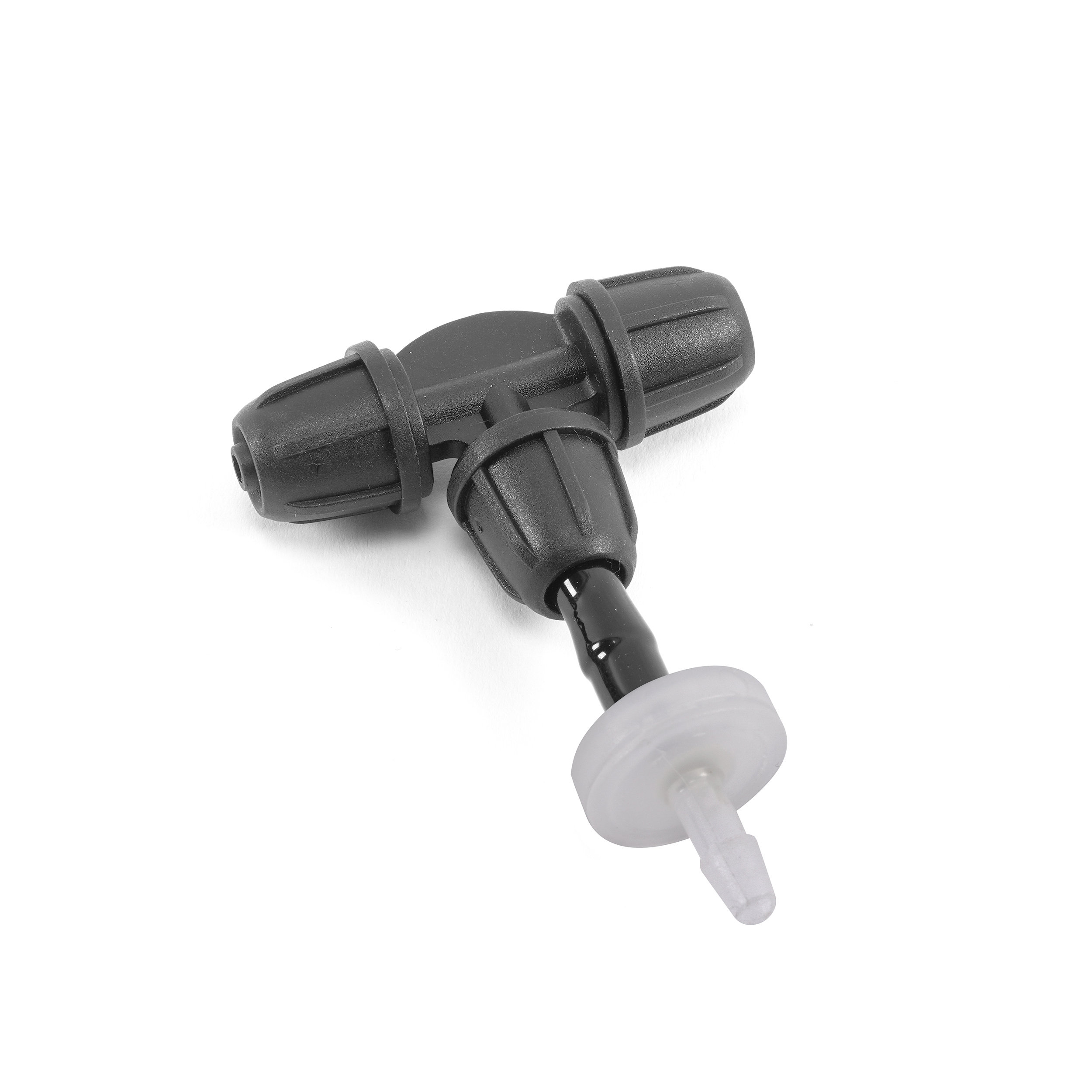 T- Stück 4/4/4  mit Rückschlagventil