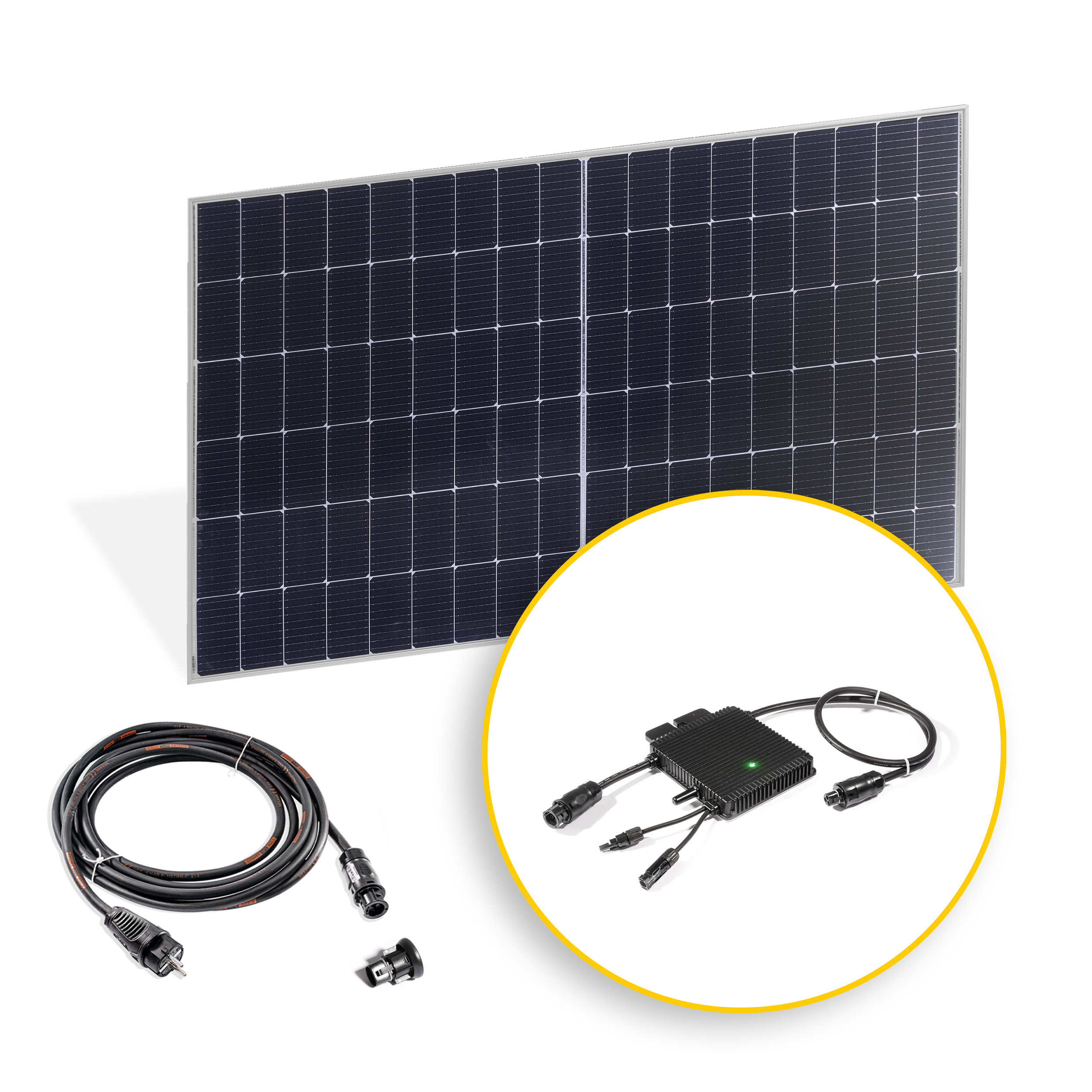 Balkonsolaranlage 415 Wp/ 400 VA