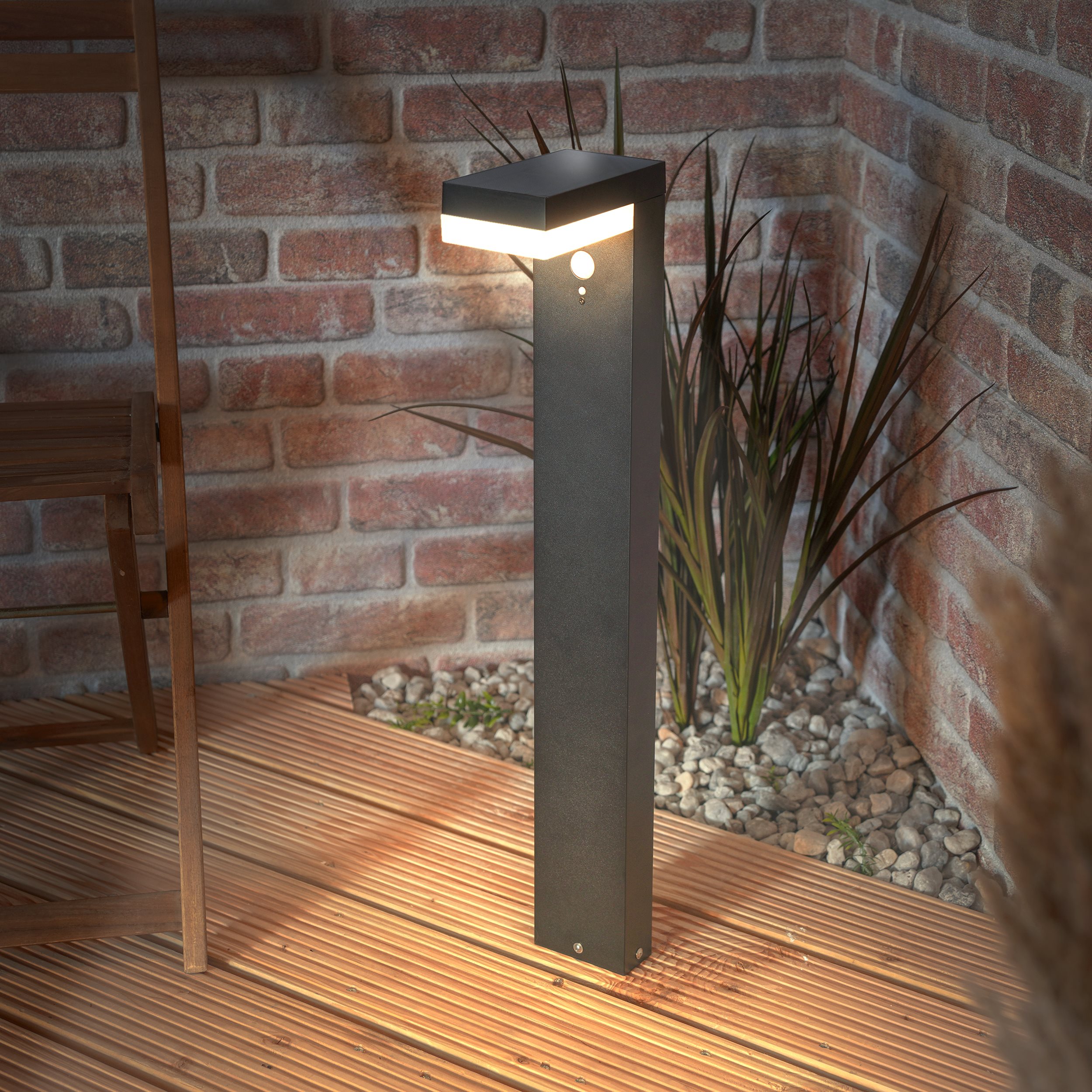 Solar Wegeleuchte Nala mit Bewegungsmelder, 70 cm