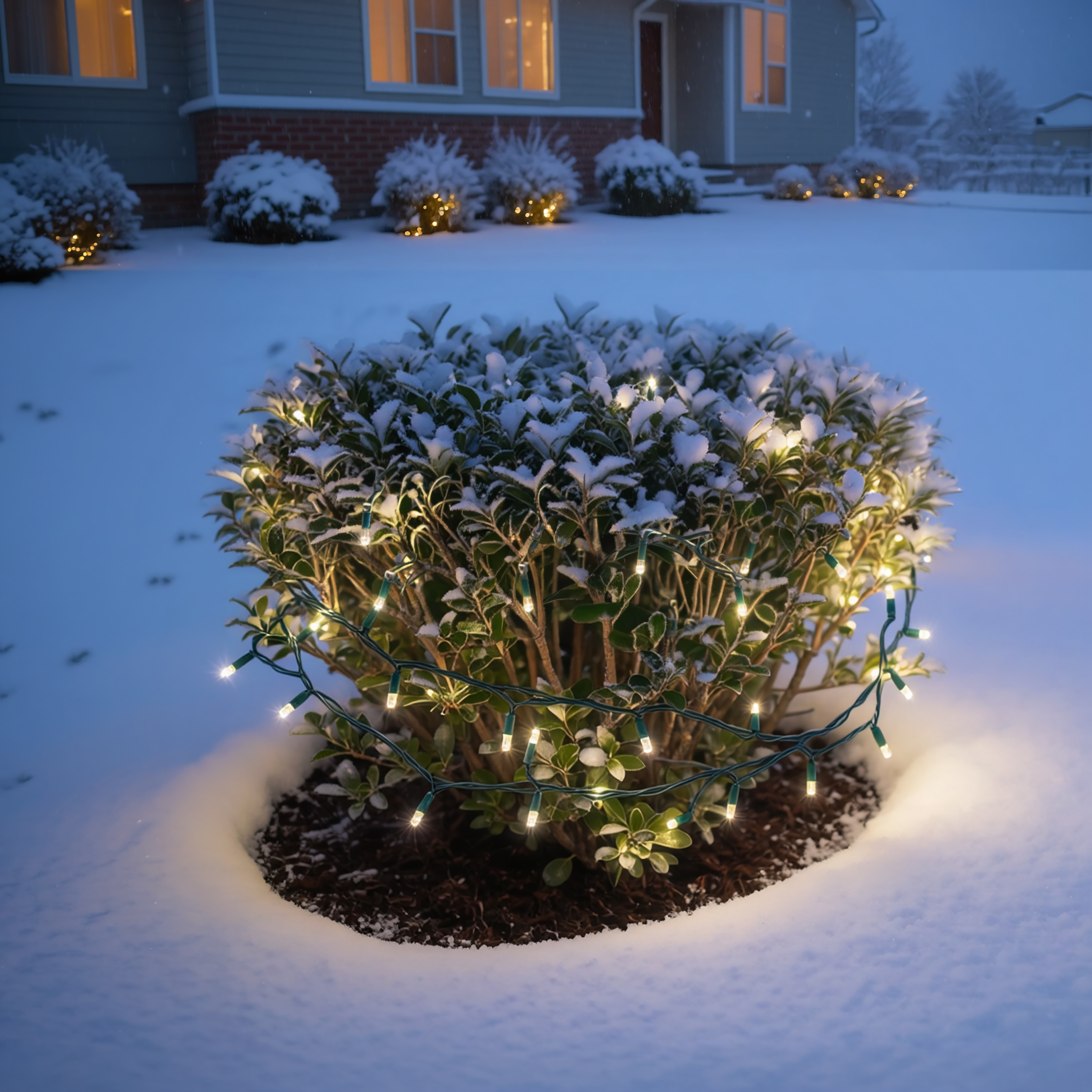 Solar Lichterkette mit 24 warmweißen LEDs