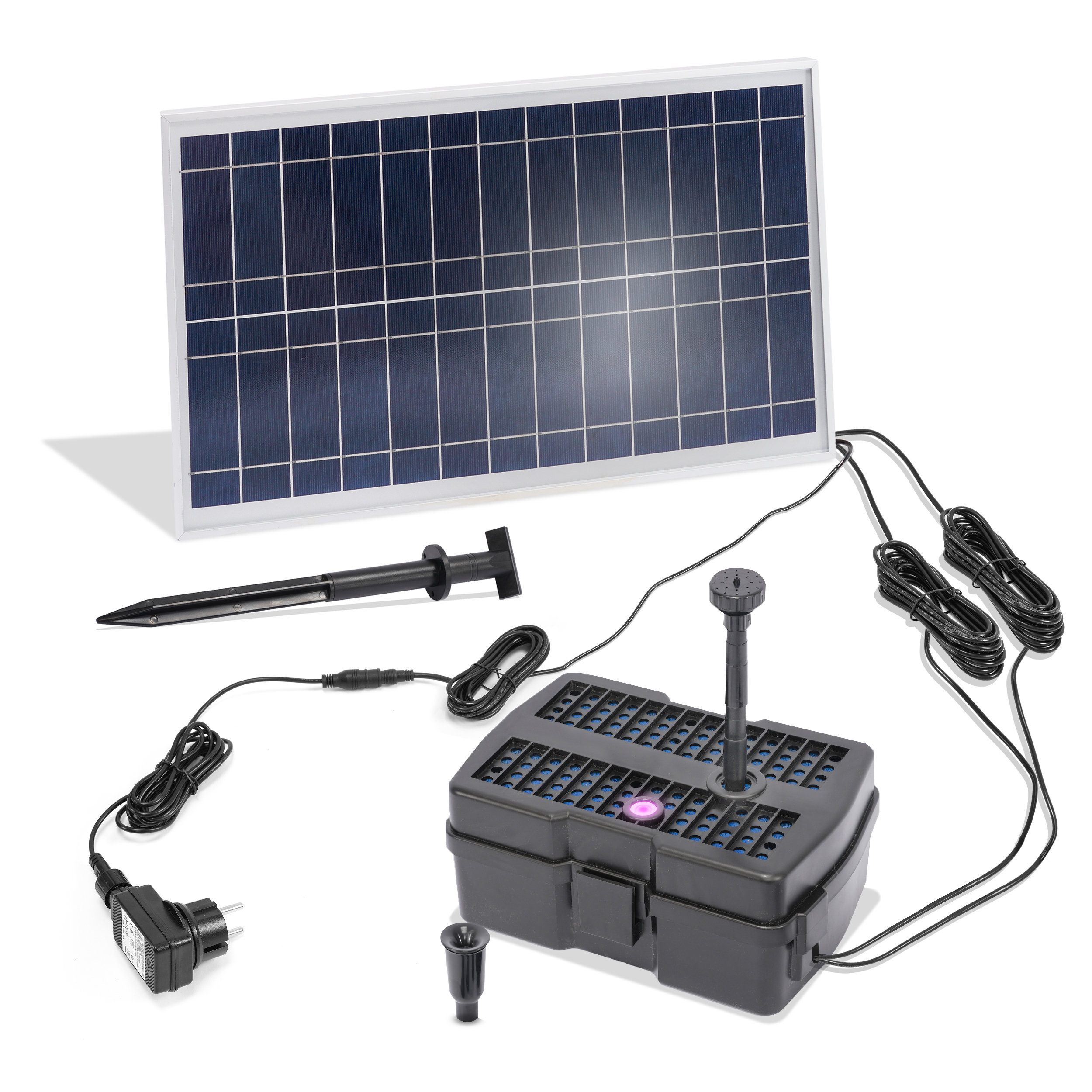 Hybrid Solar/Netz UV-Filtersystem 15/ 800 l/h