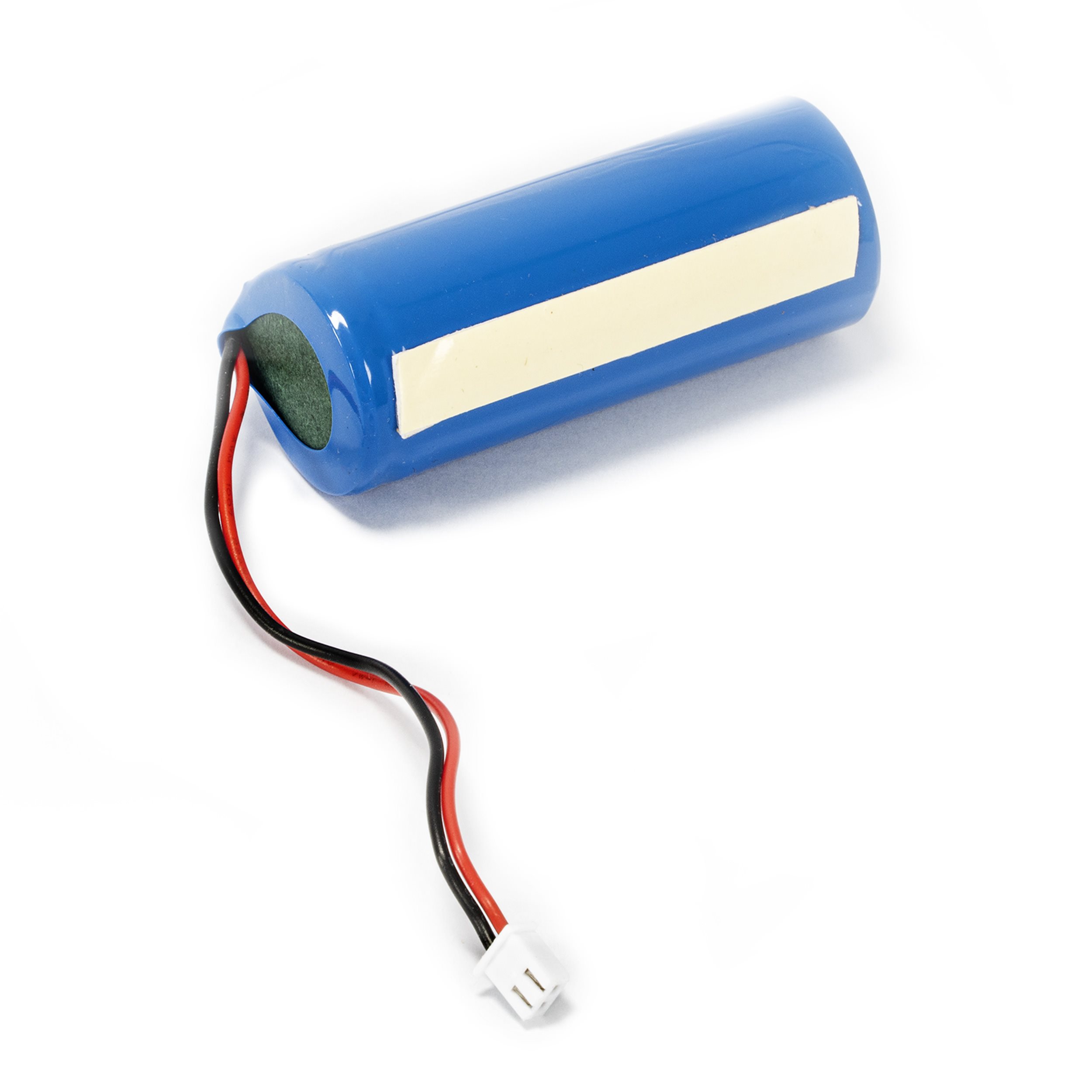 Akku LiFePO4 3,2 V 4000 mAh - Baugröße 26650 mit Stecker weiß