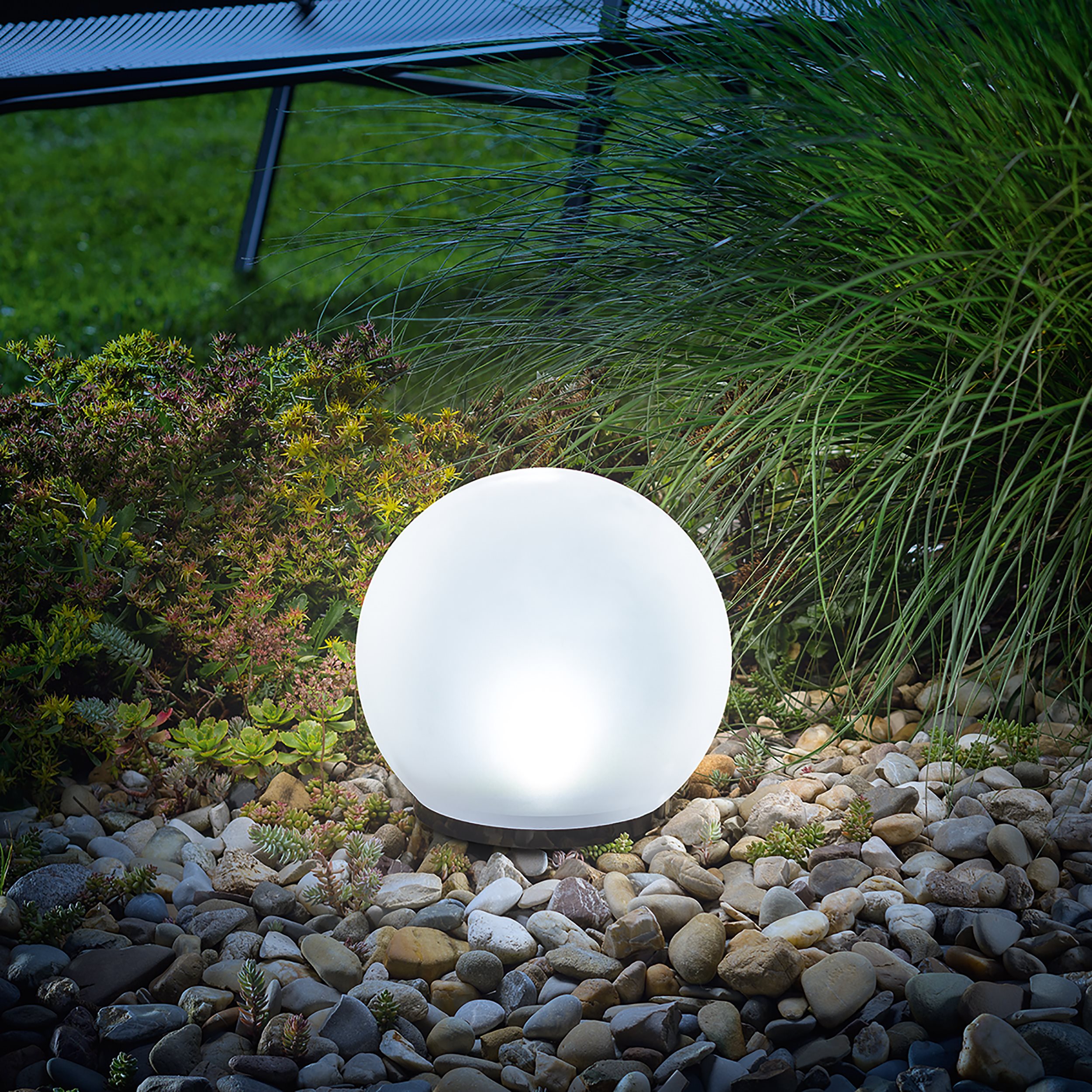 Solarkugel Basic ⌀ 20 cm mit 7 Lichtfarben