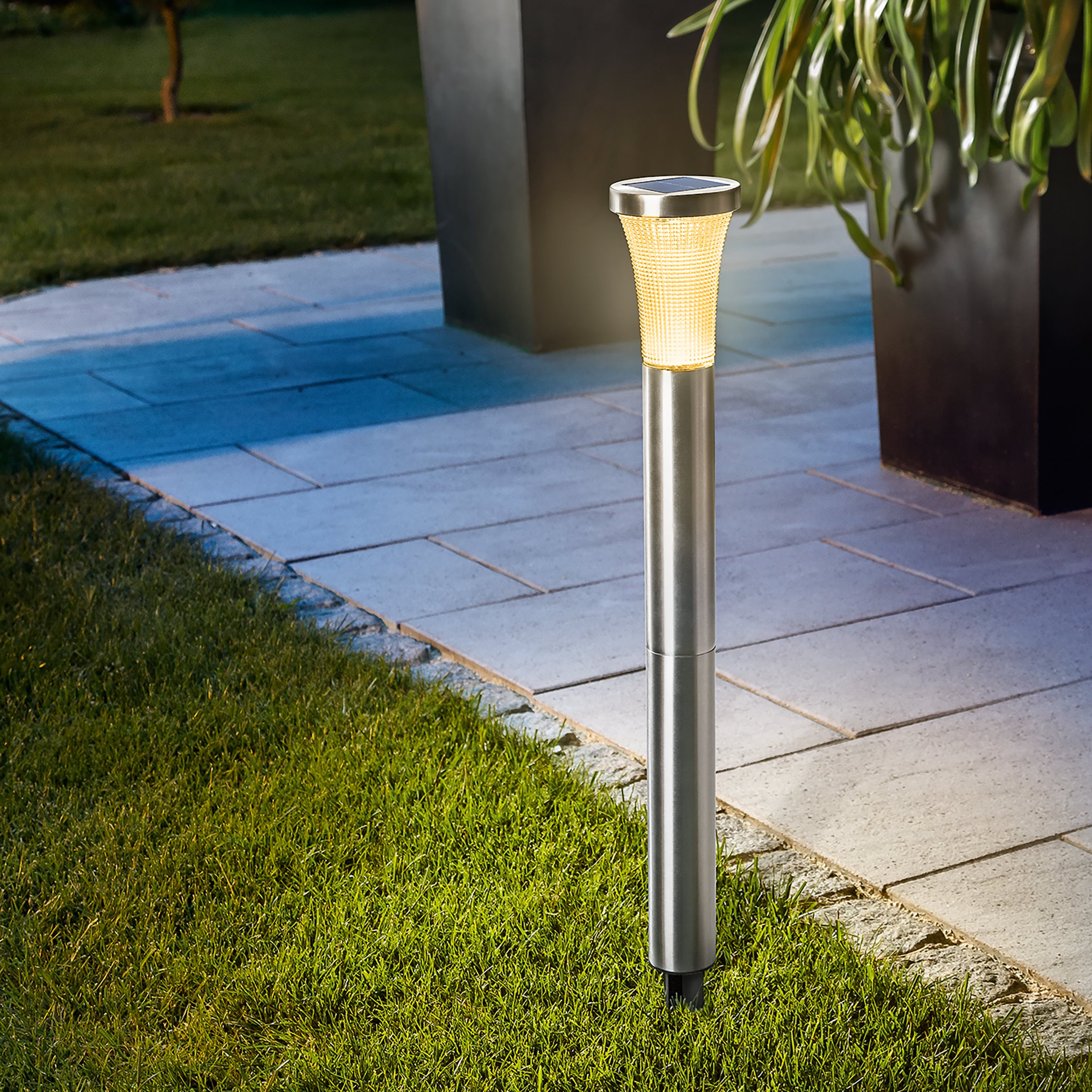 Solar Standleuchte Tower Light 58 cm DuoColor