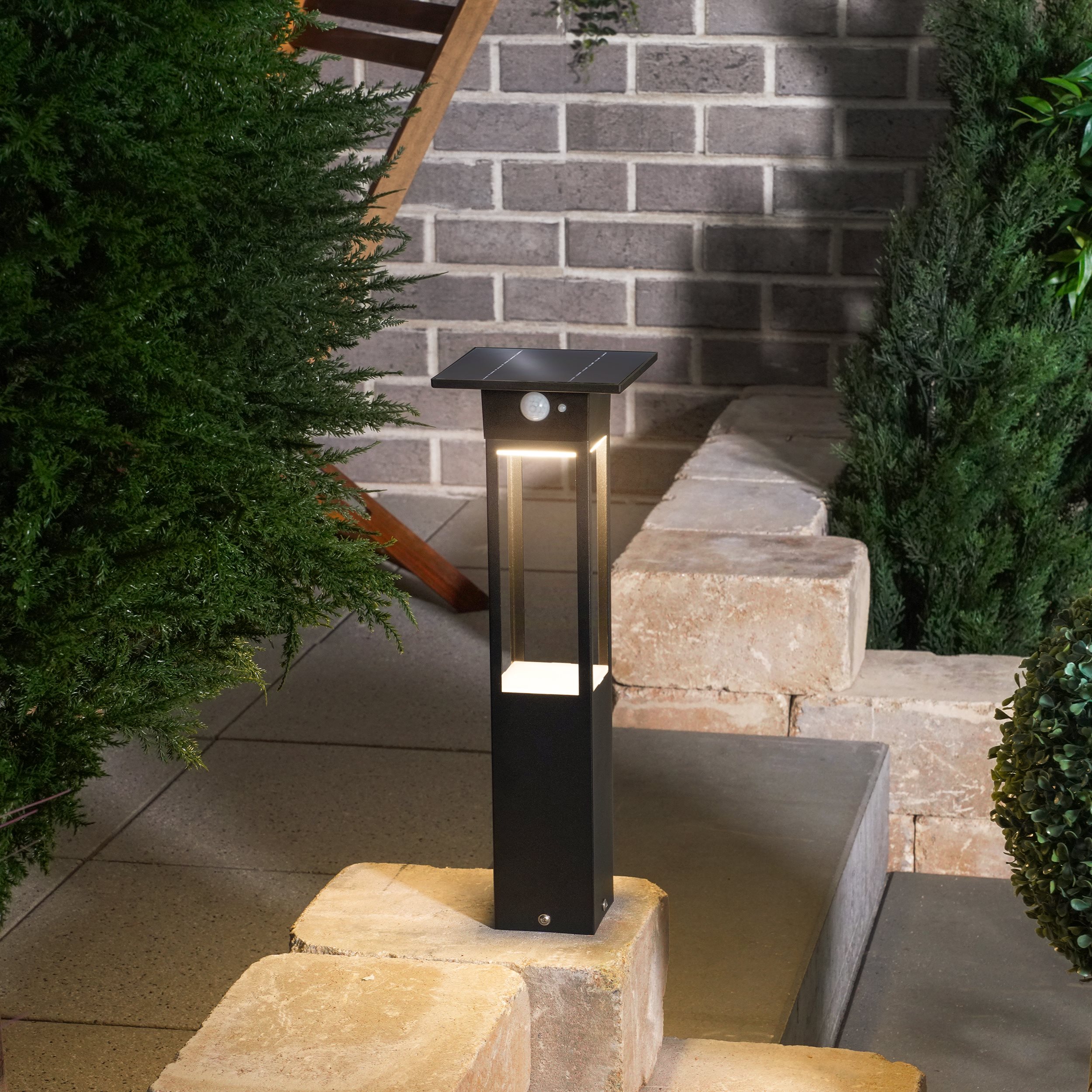 Solar Standleuchte Tarano 44 mit Bewegungssensor