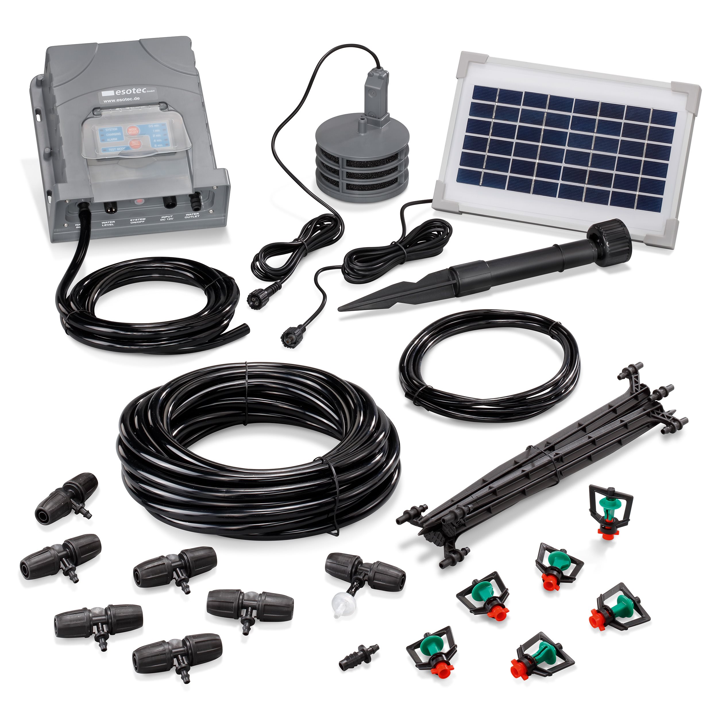 Solar Bewässerungsset WaterSprinkle Professional mit 6 Sprinklern