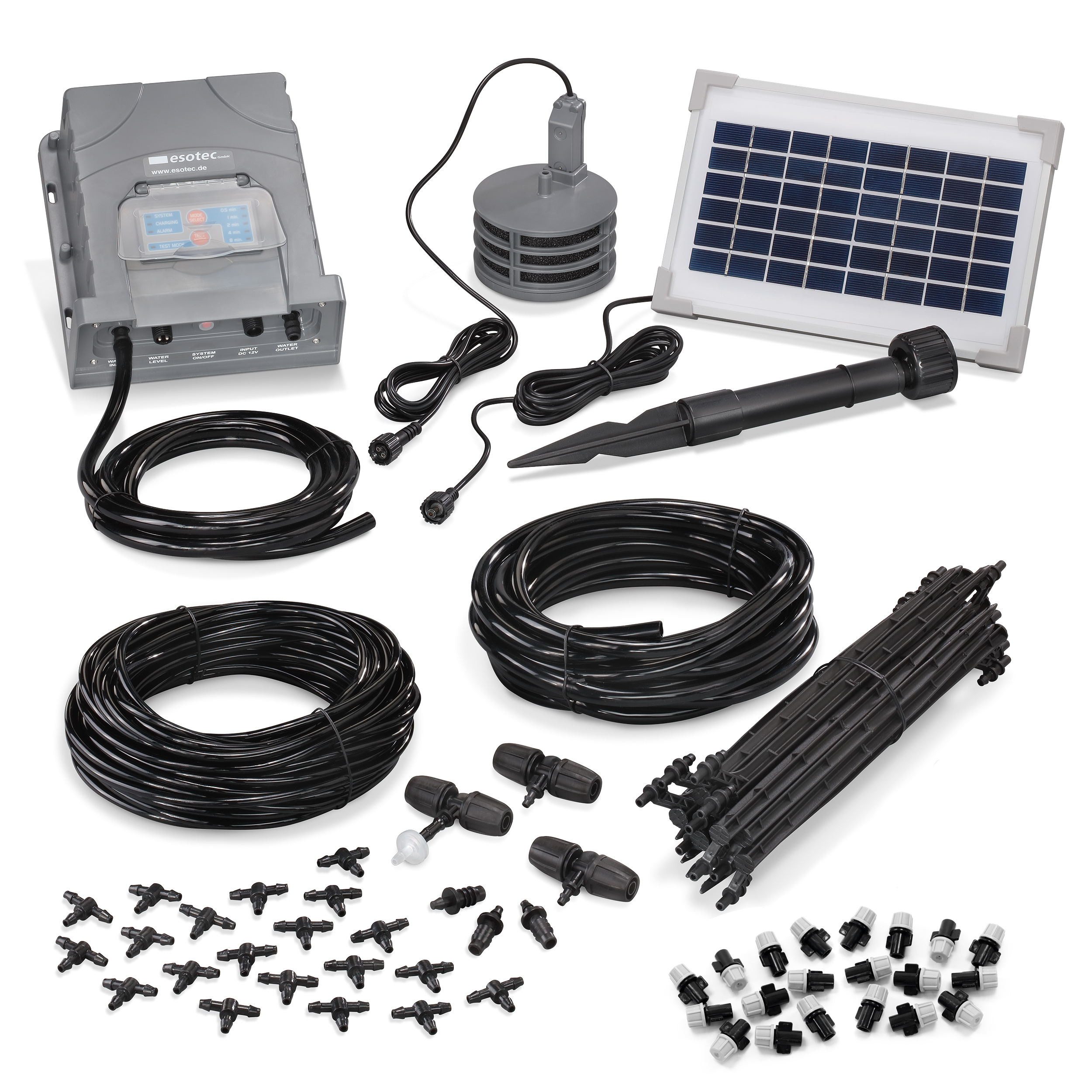 Solar Bewässerungsset WaterSpray Professional mit 20 Sprühdüsen