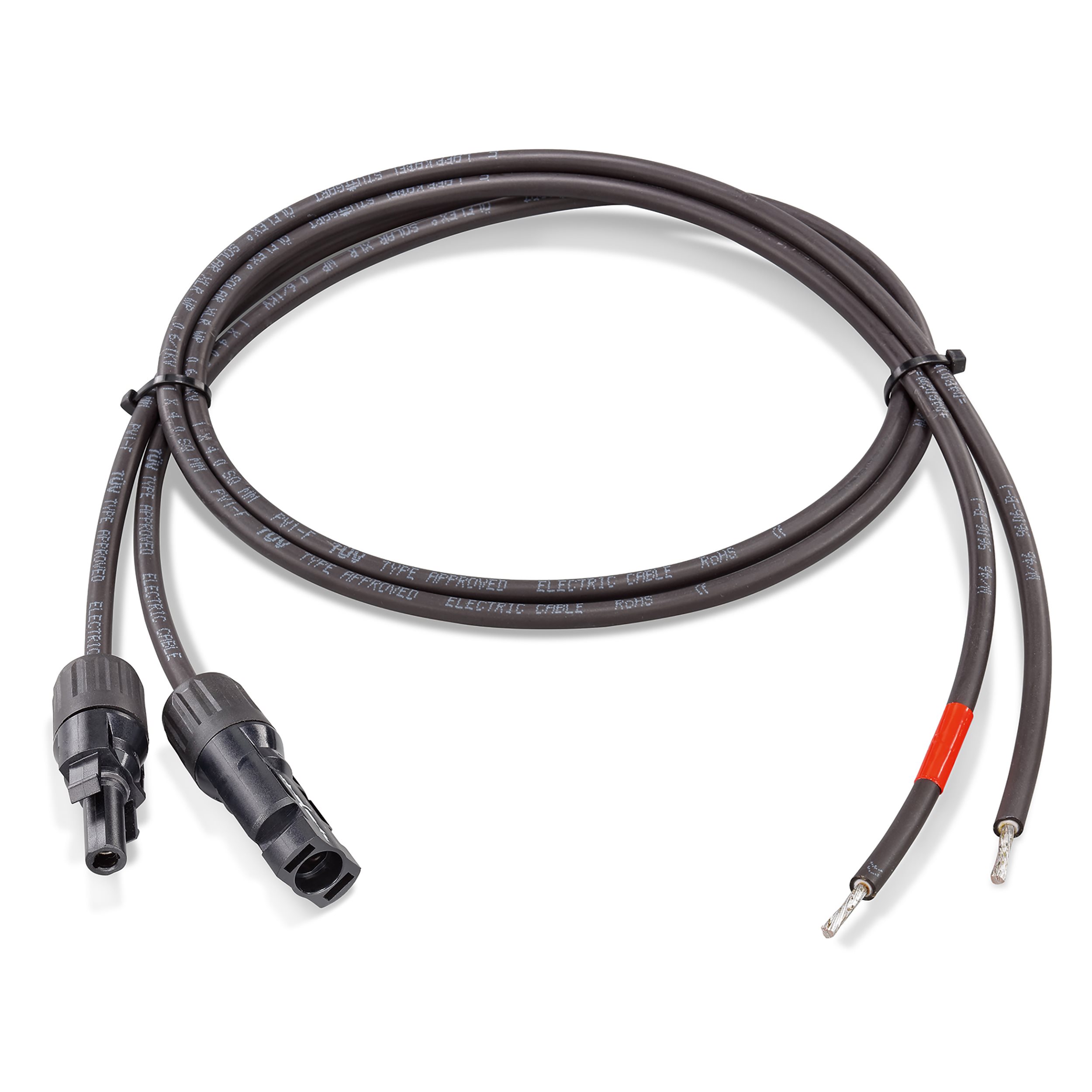 Verlängerung 2 x 1 m/ 4 mm²/ MC4 auf offene Enden