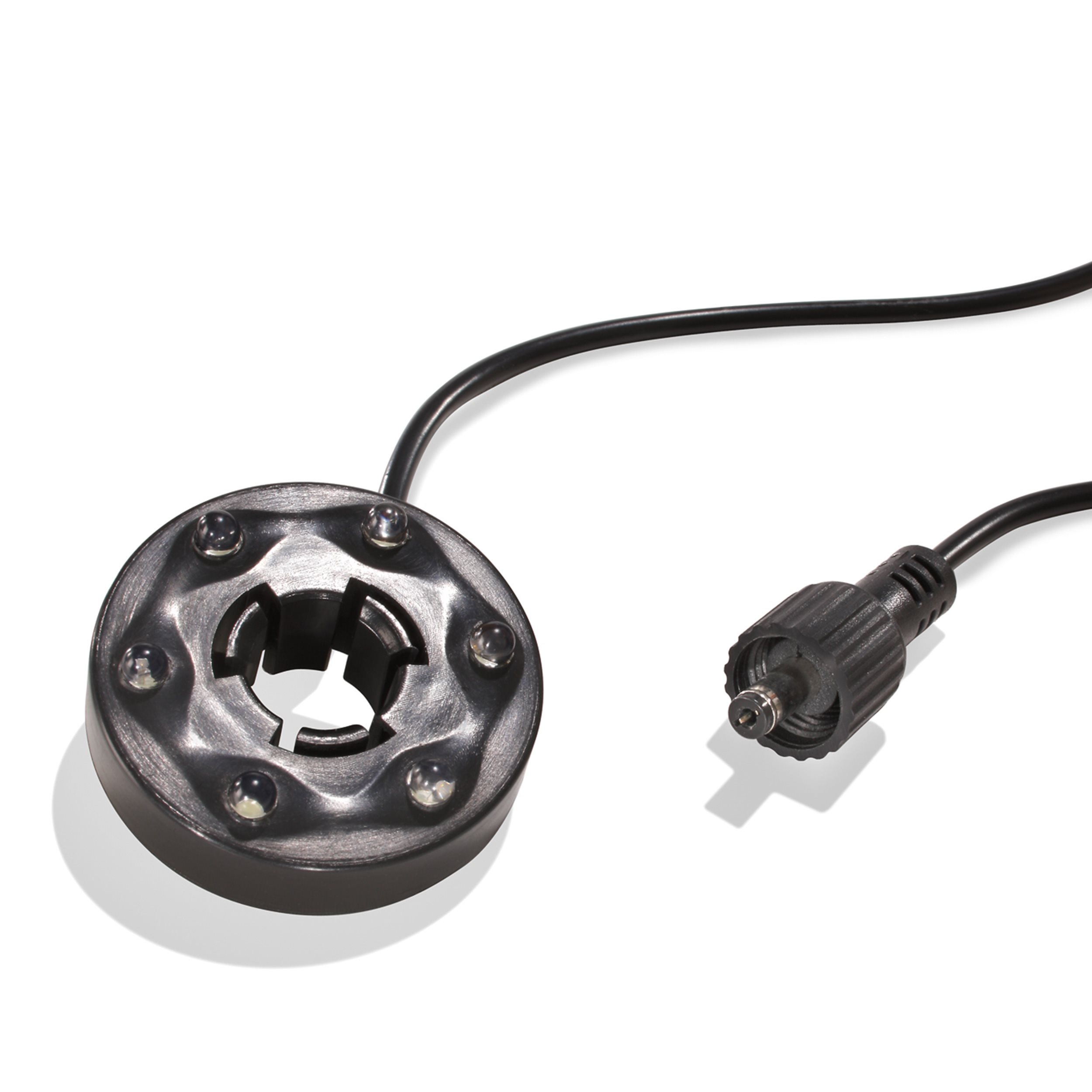 LED Lichtring 12 - 24 VDC mit 6 LEDs, blau