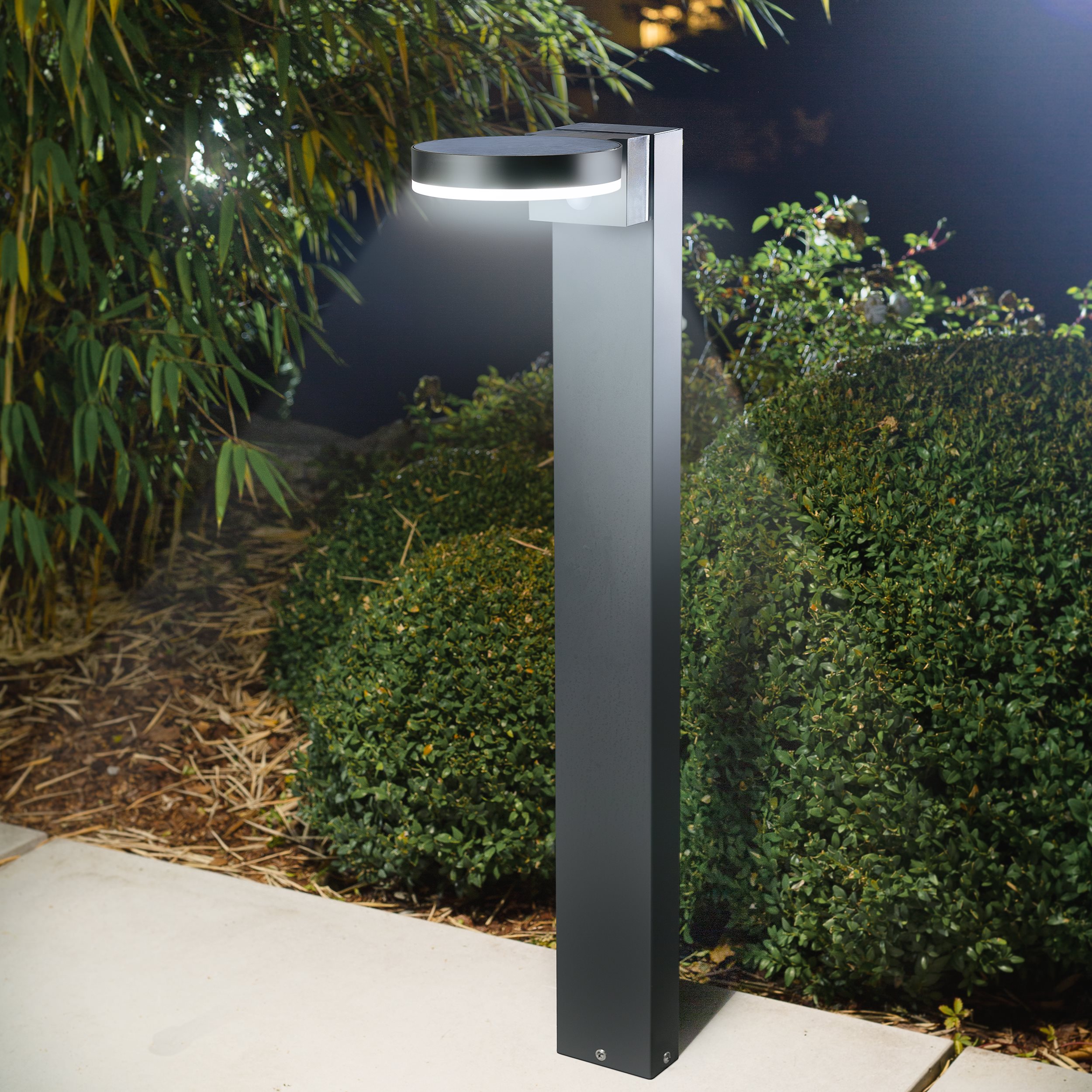 Solar Wegeleuchte Diana 80 cm mit PIR-Sensor