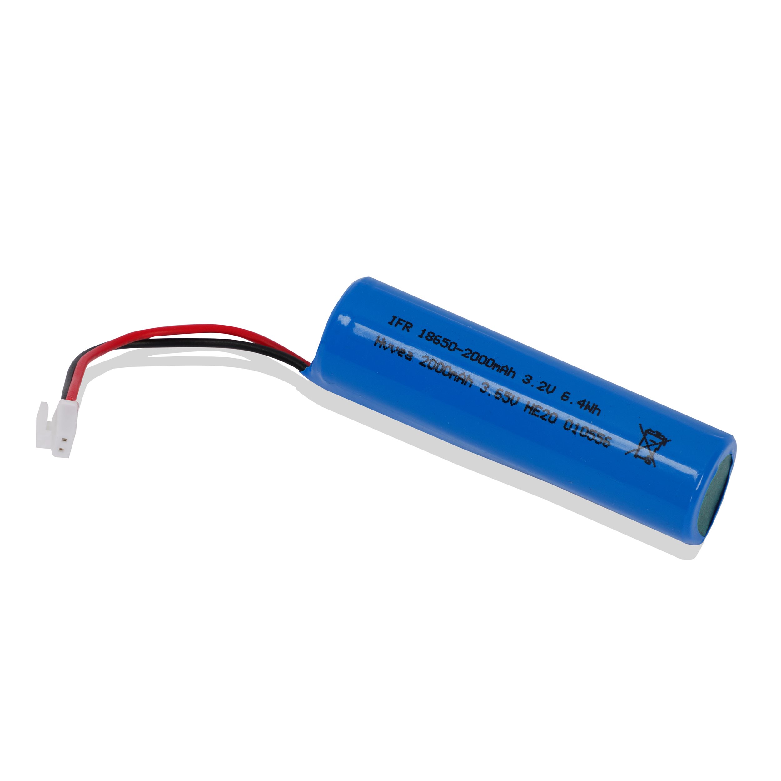 Akku Li-Fe 3,2 V 2200 mAh - Baugröße 18650