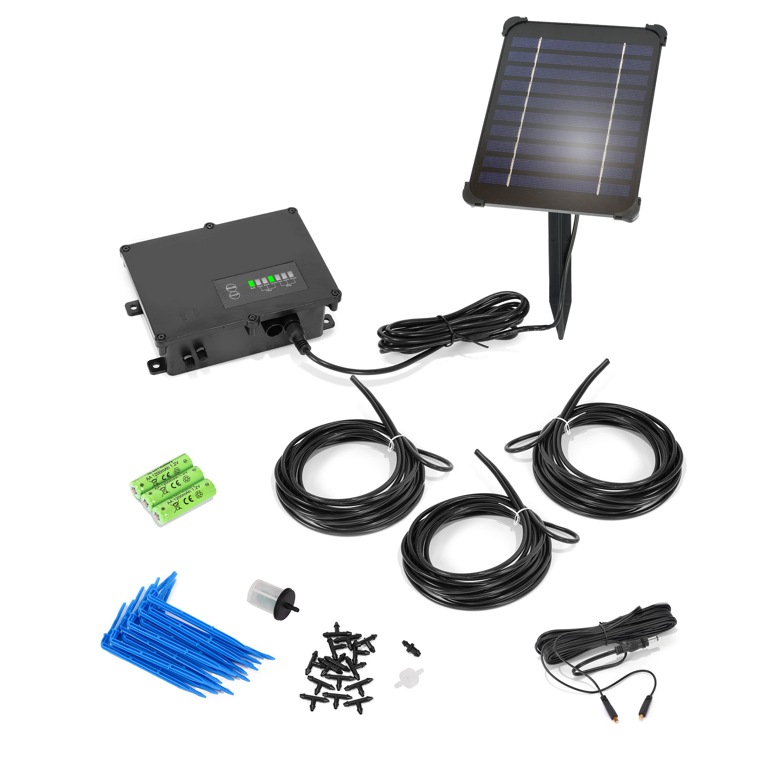 Solar Bewässerungssystem mit 15 Pfeiltropfer