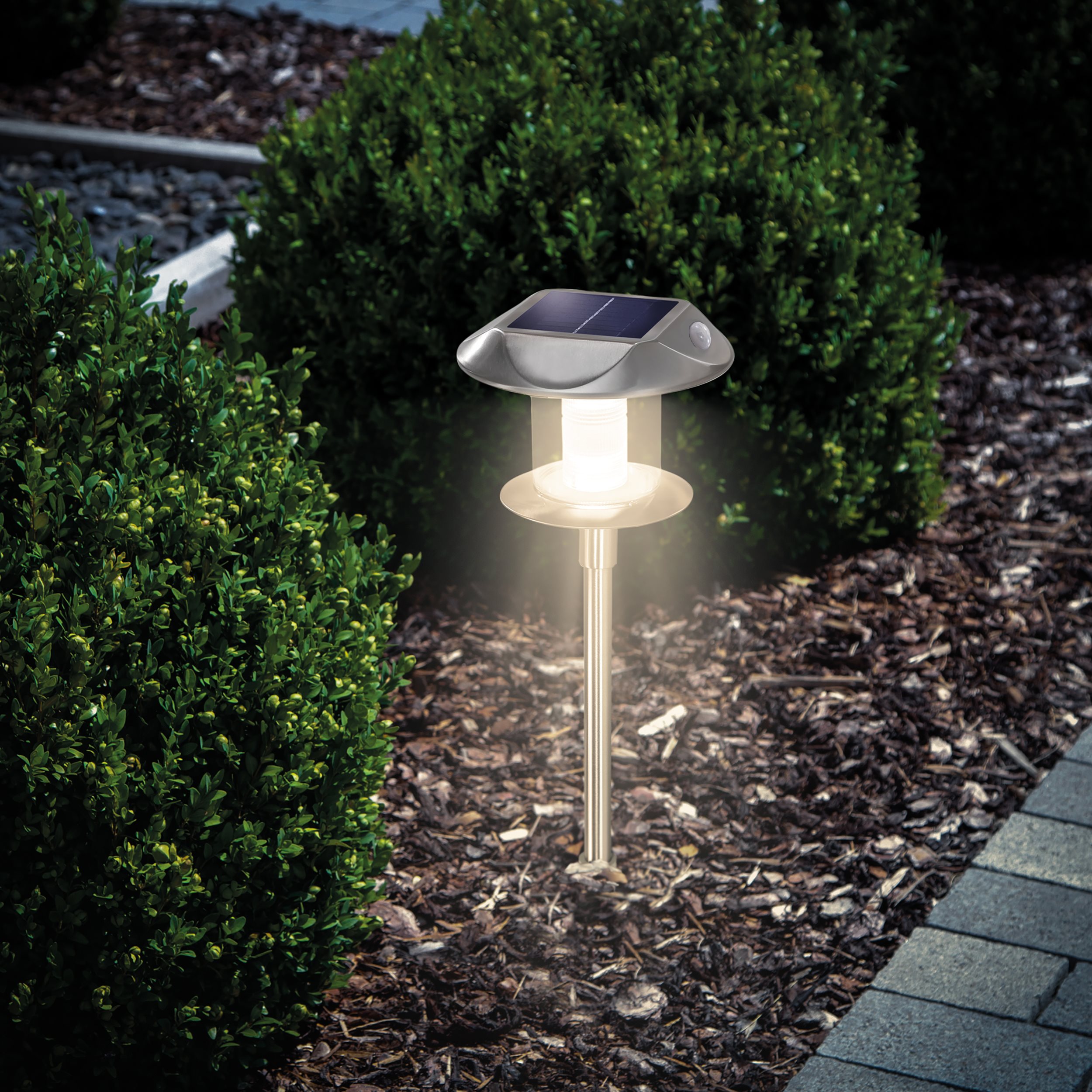 Solar Stableuchte Sunnylight 38 cm mit Bewegungssensor