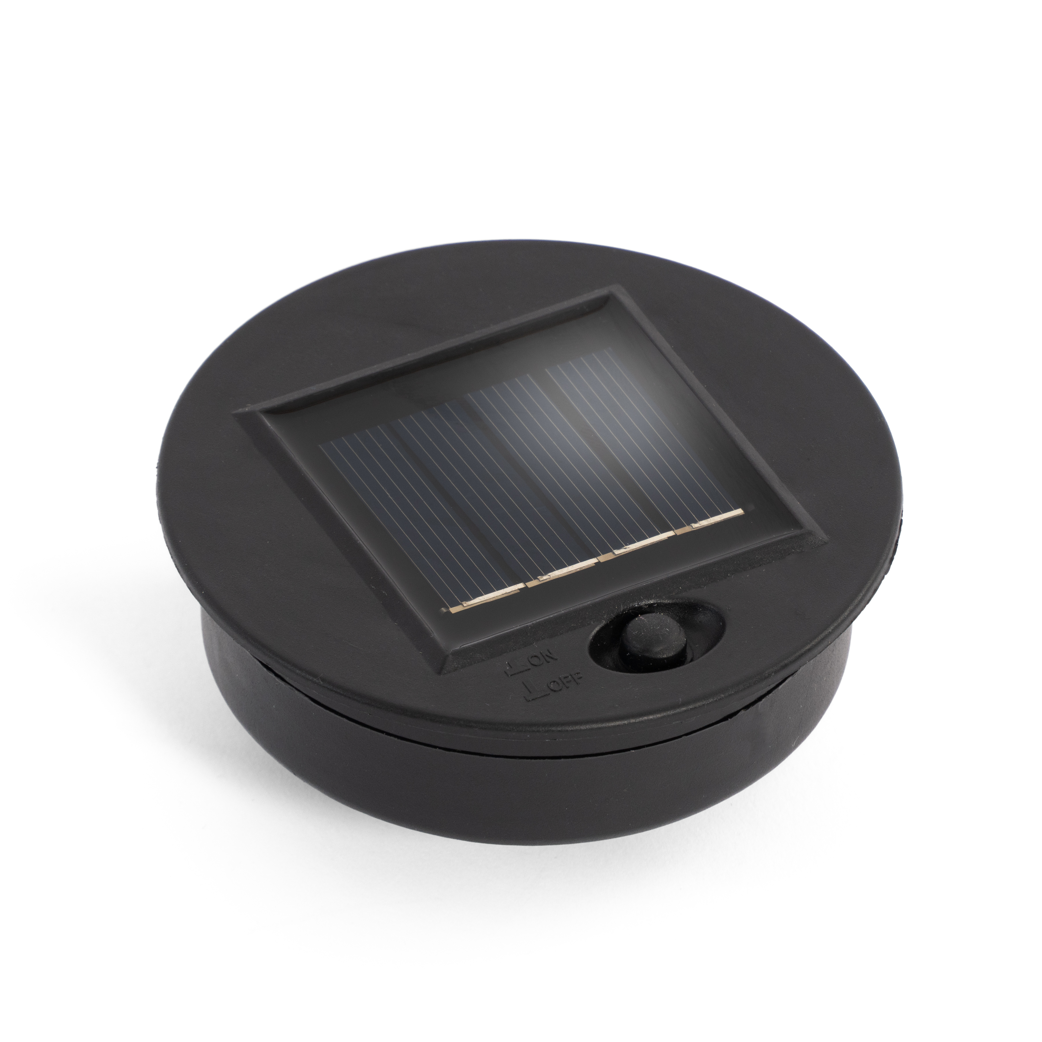 Solarpuck mit kaltweißer LED