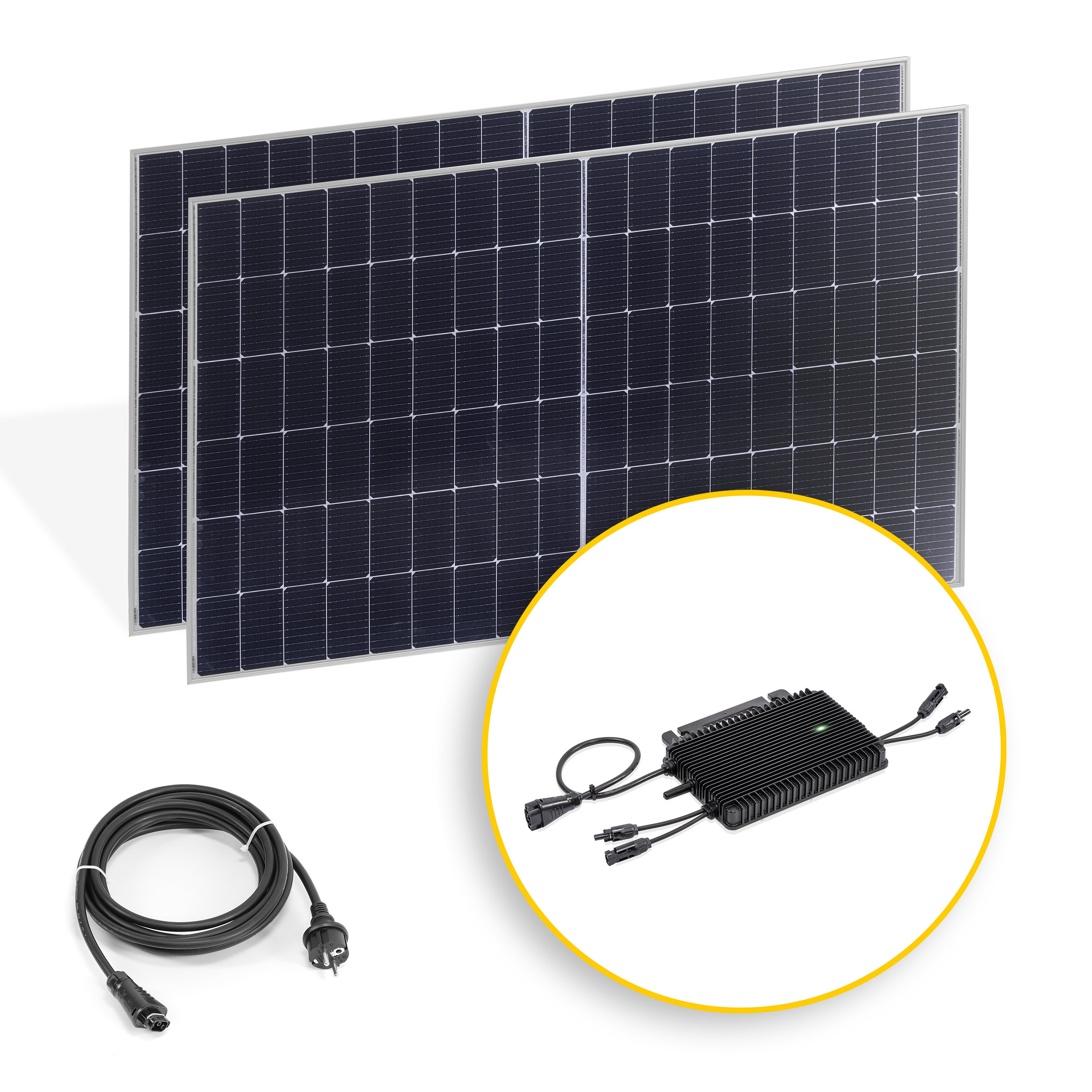 Balkonsolaranlage 830 Wp/ 800 VA