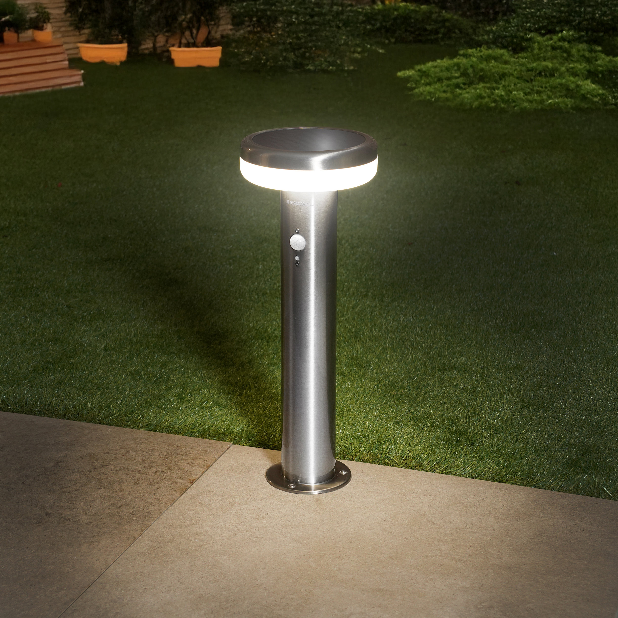 Solar Standleuchte Diona 48 mit Bewegungssensor