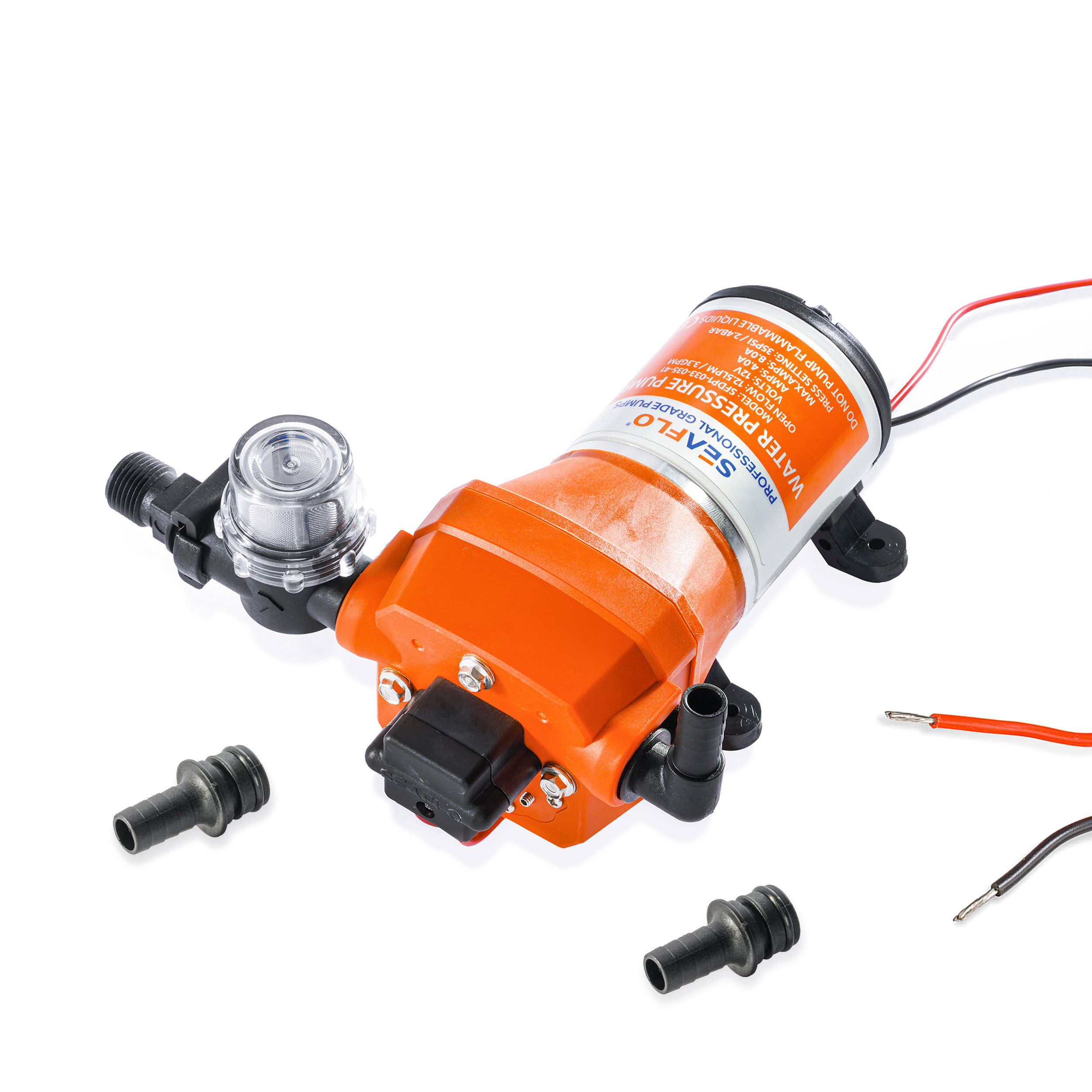 Seaflo 4-Kammer Druck Membranpumpe 12 VDC und 750 l/h Förderleistung