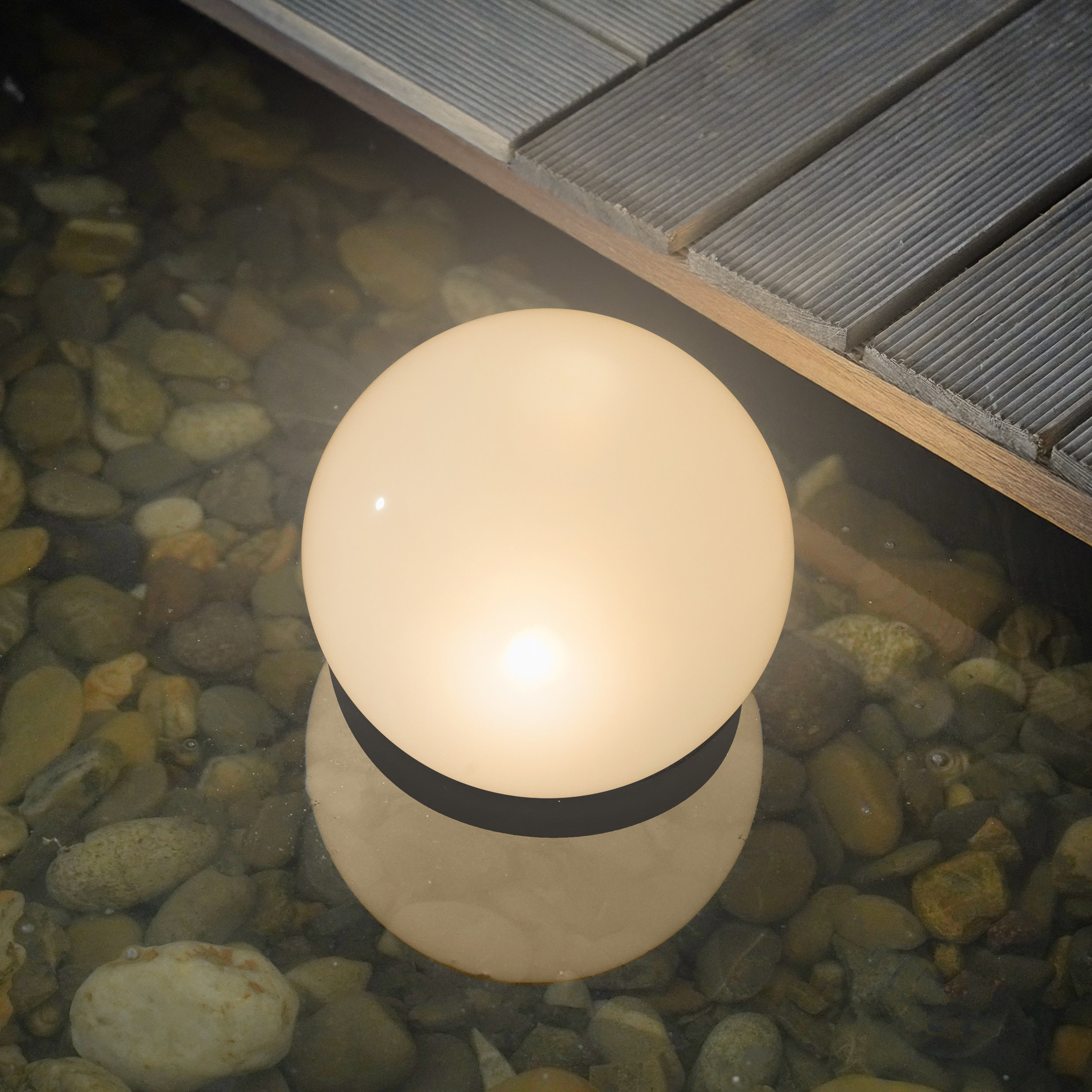 Solar Schwimmkugel ⌀ 20 cm mit Fernbedienung