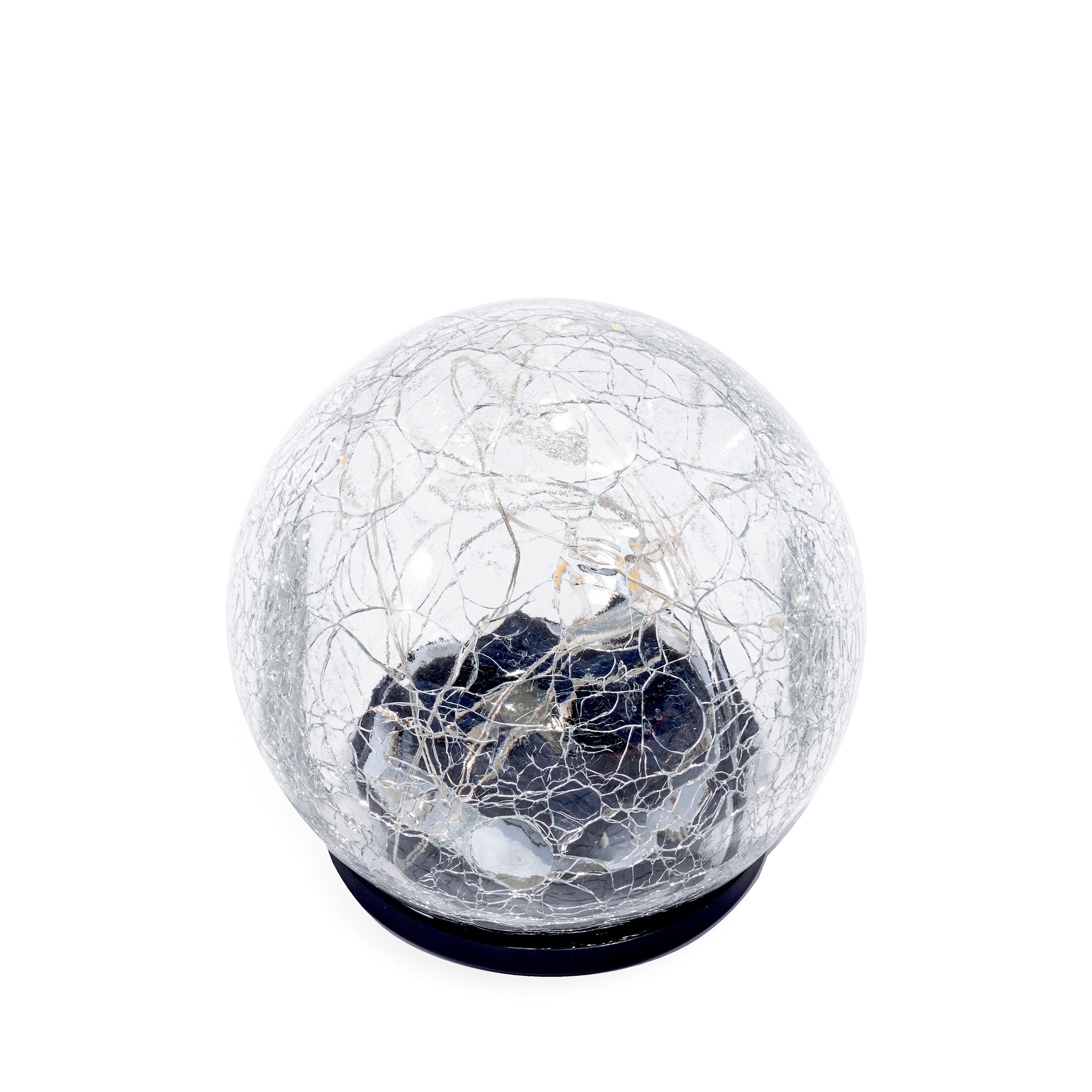 Einzelne Leuchtkugel Golden Ball 10 cm, inkl. Akku