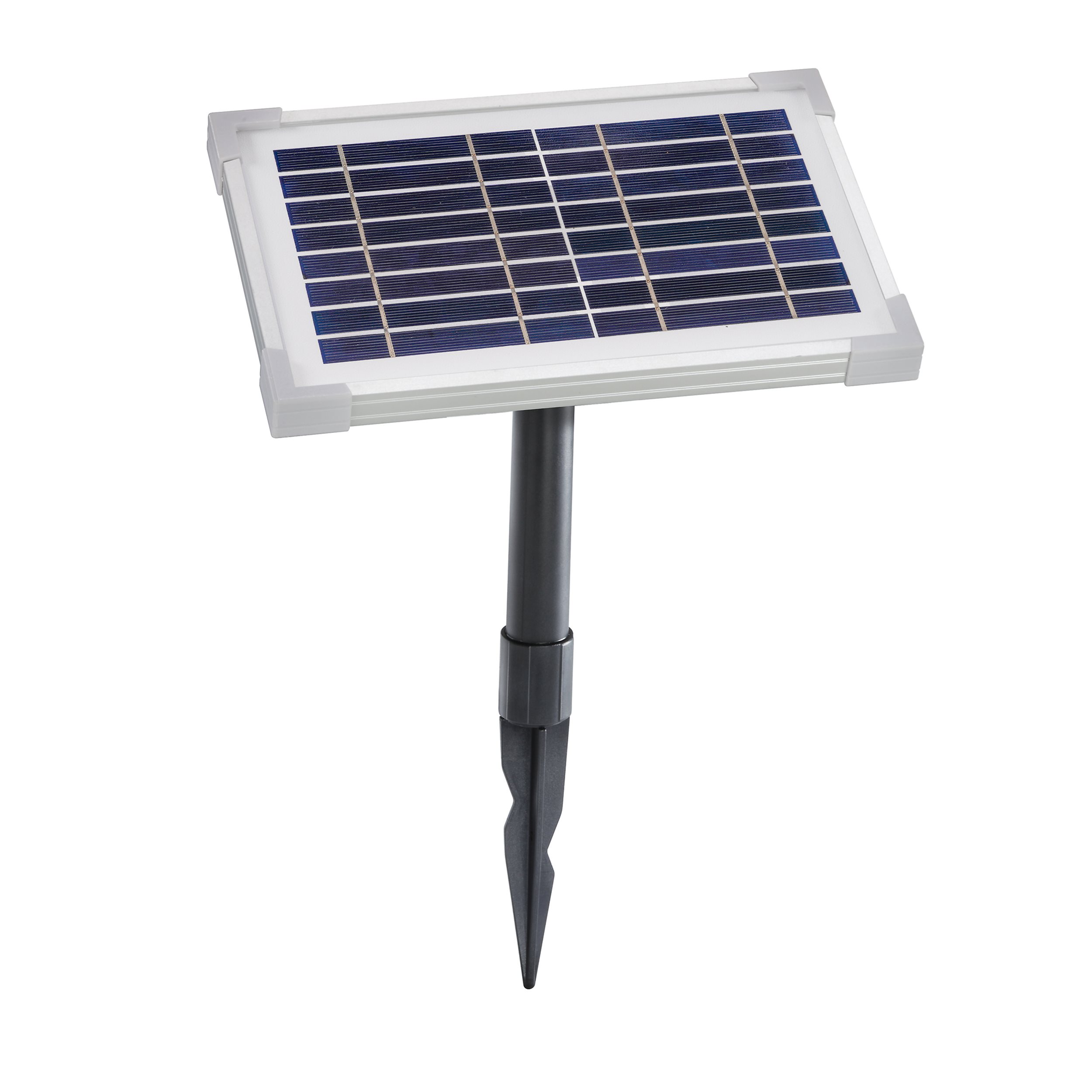 Solarmodul 3,5 Wp / 8 V mit Stecker 2-polig rund