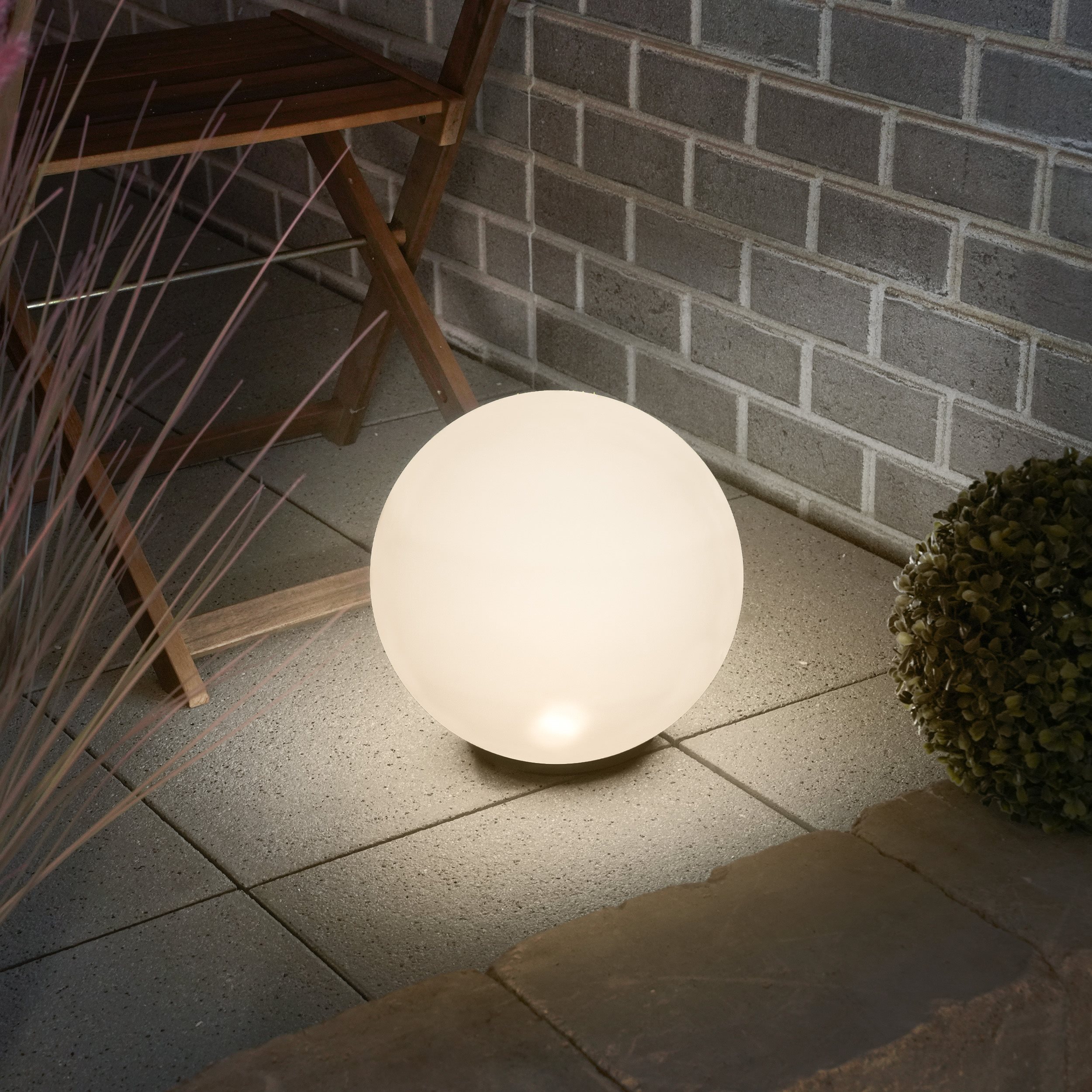 Solarkugel Liana ⌀ 30 cm CCT mit Fernbedienung
