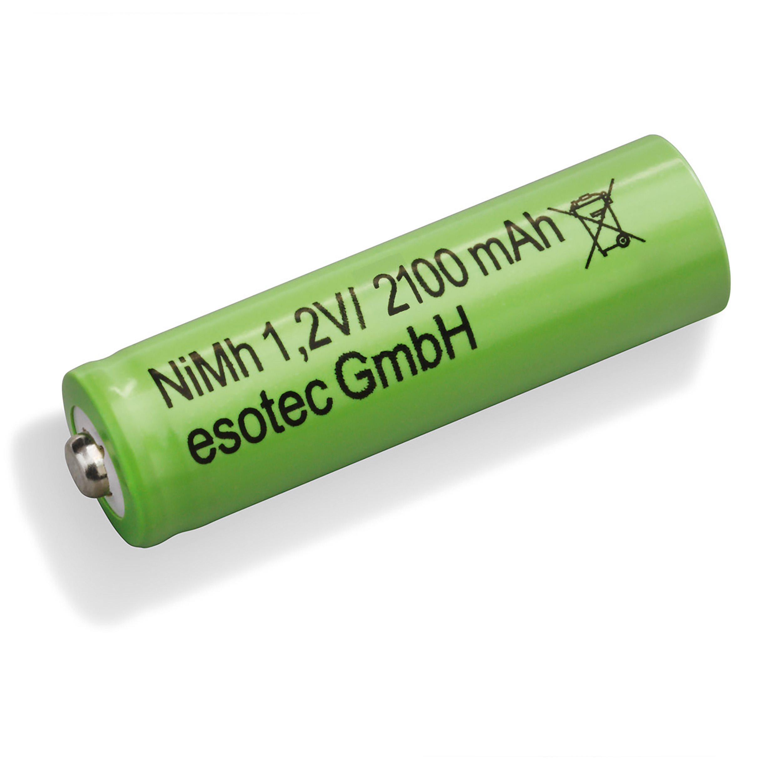 Akku NiMh 1,2 V 2100 mAh - Baugröße Mignon