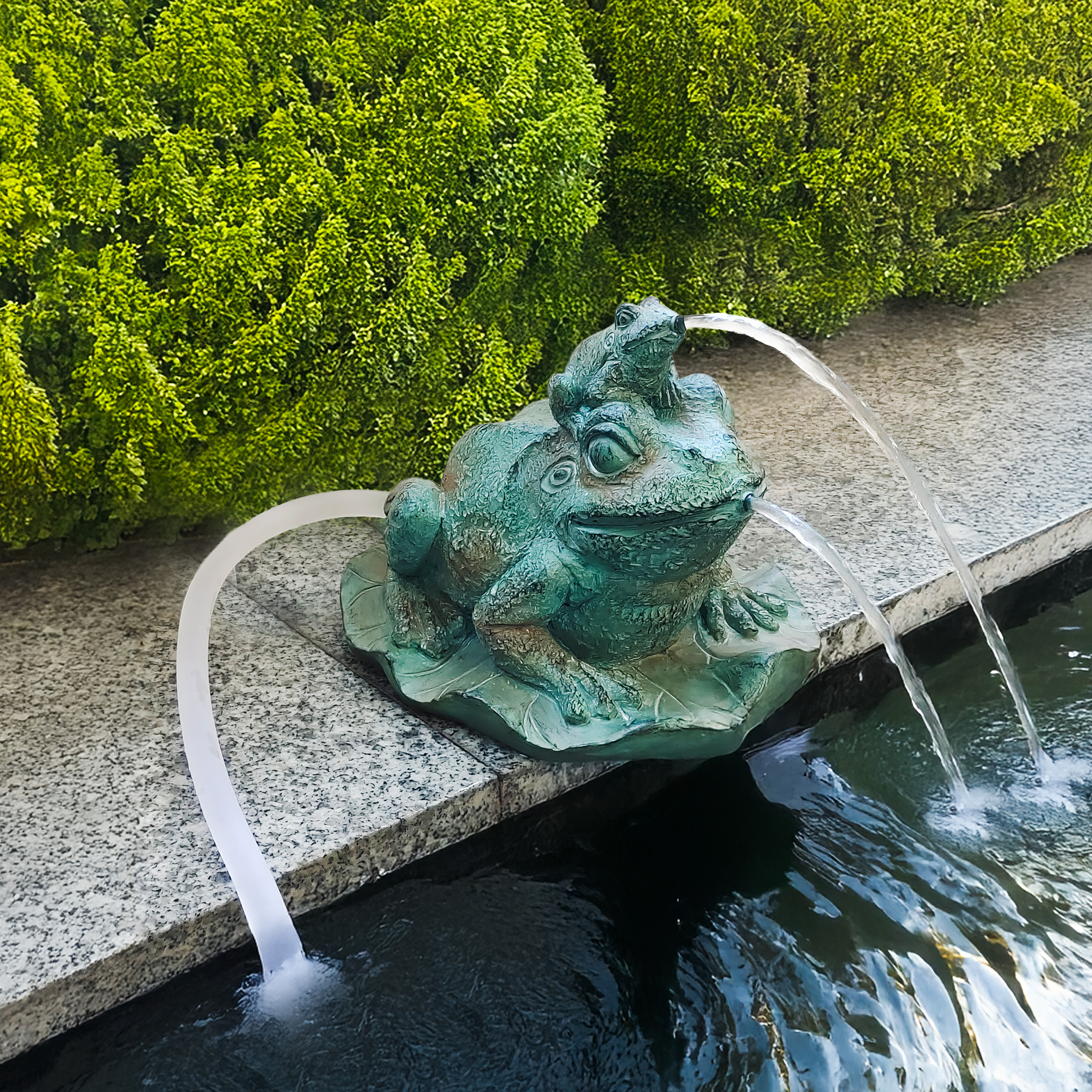 Solar Wasserspeierset Frosch Bruno & Pip