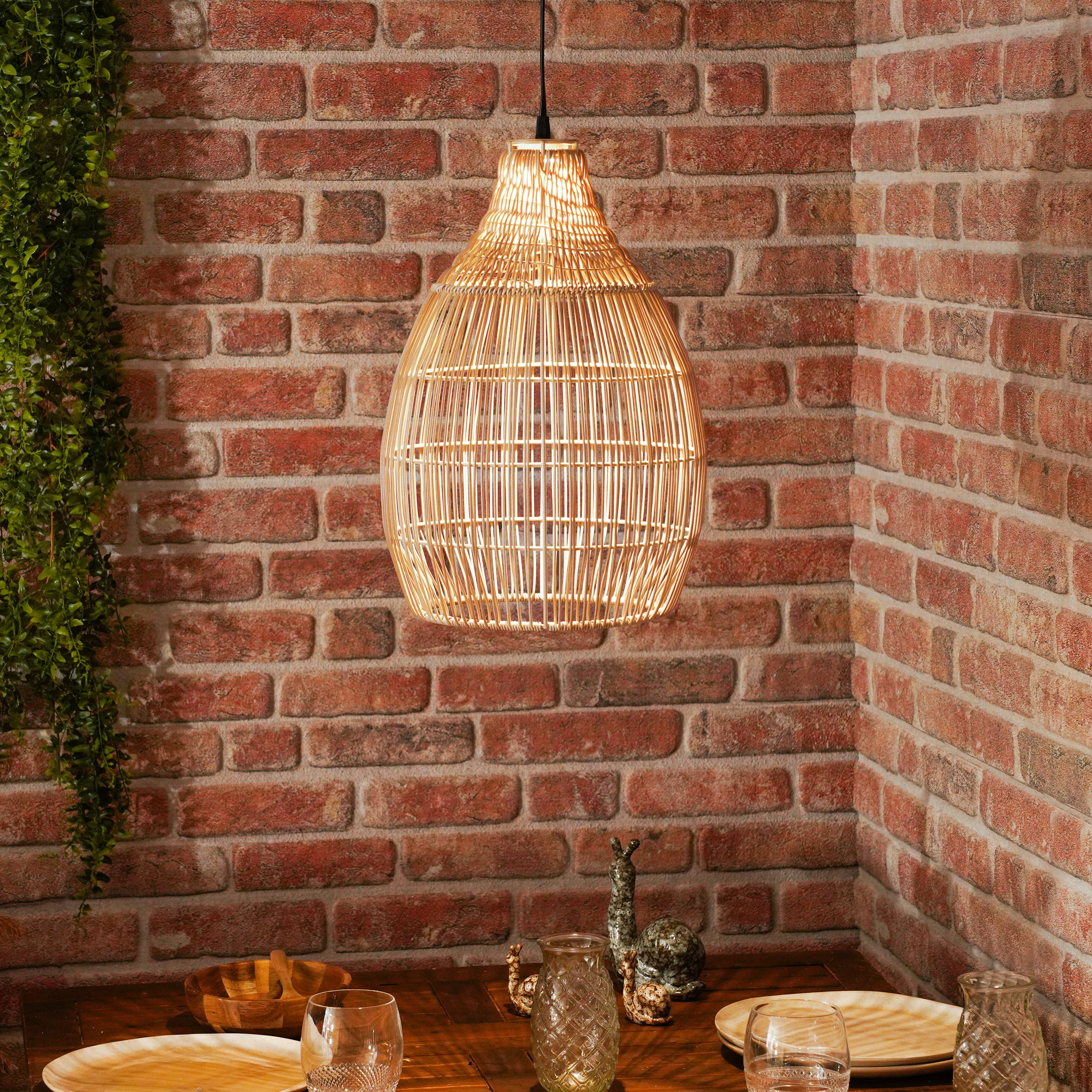 Solar Hängeleuchte Kairo im Boho-Stil