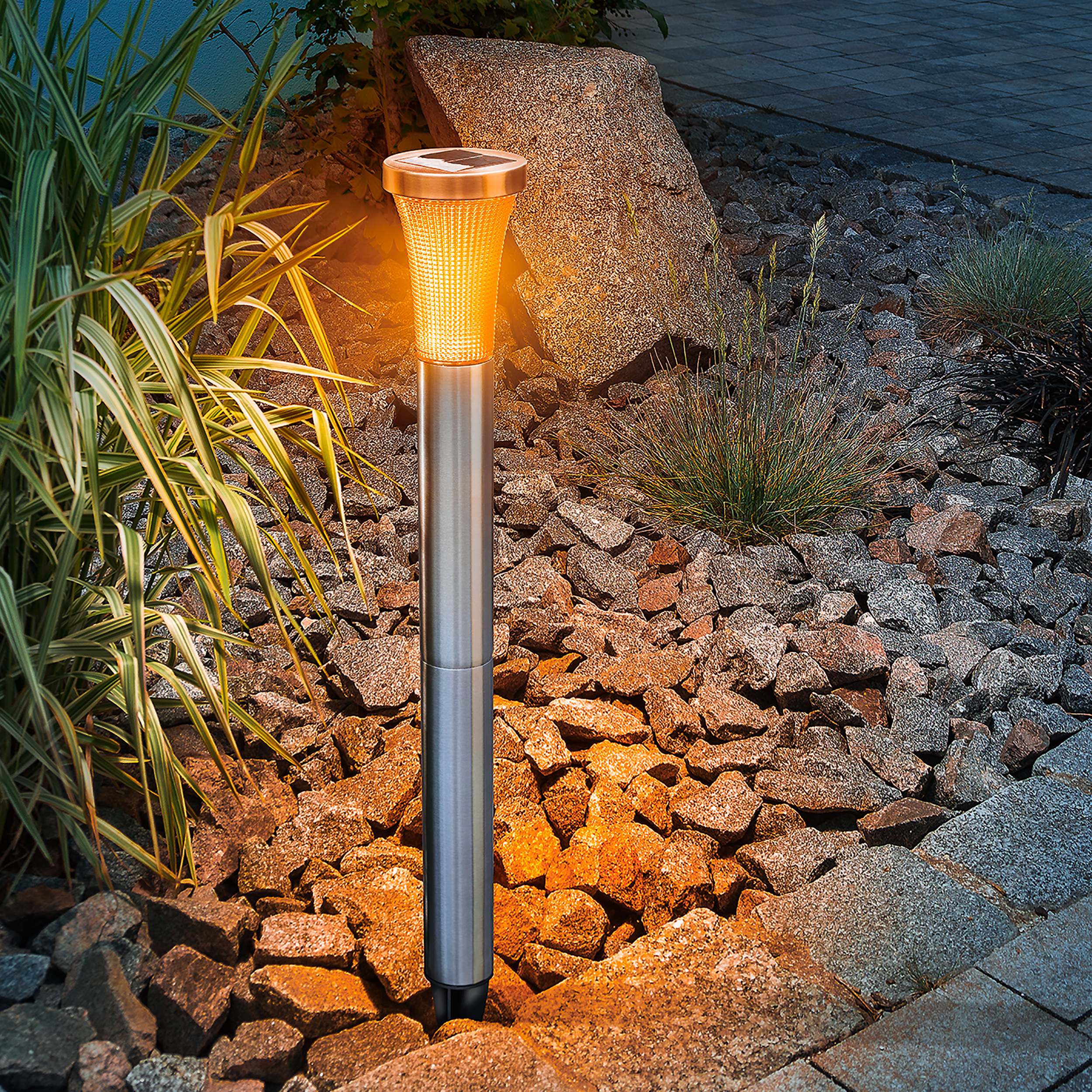 Solar Standleuchte "Tower Light 58" 1800 K