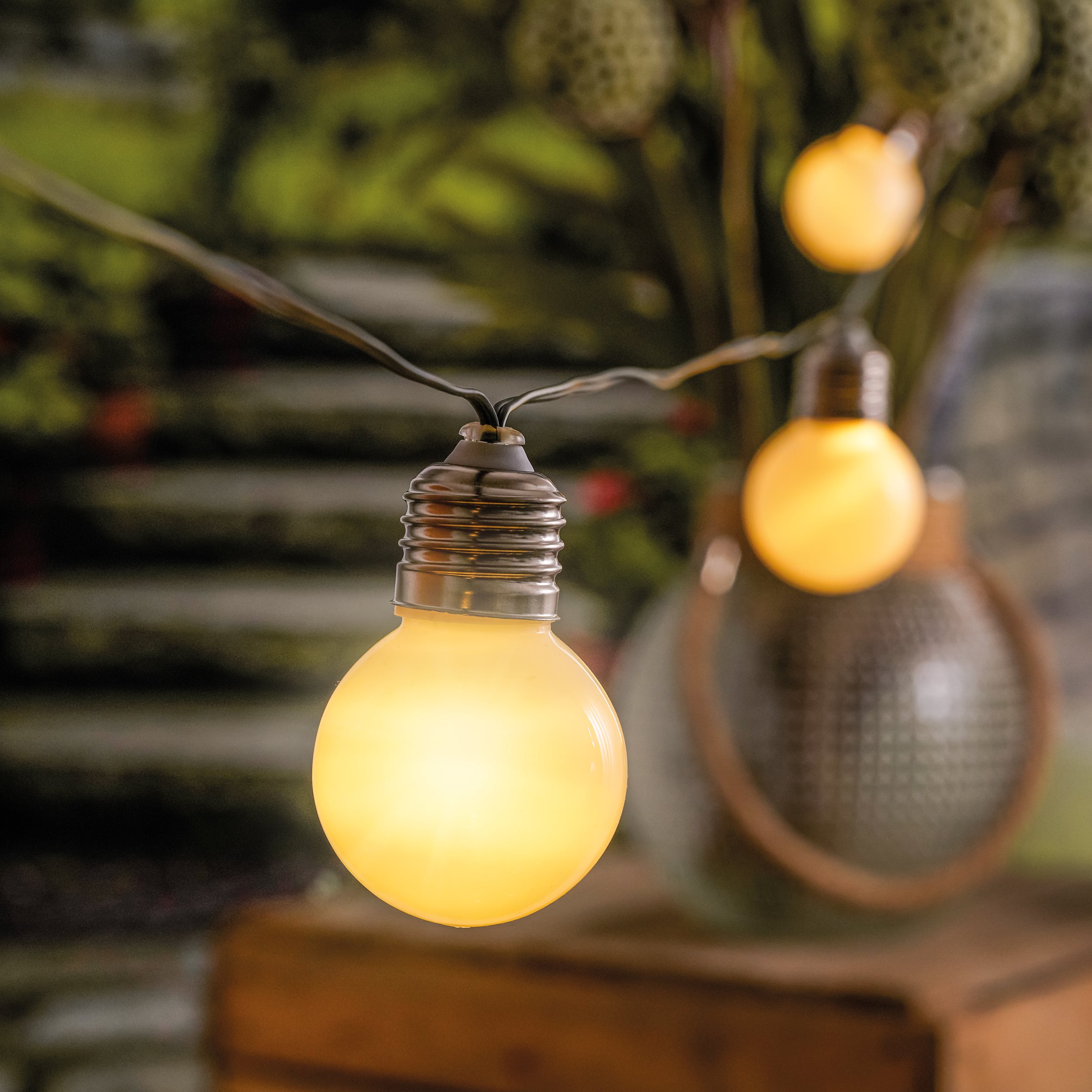 Solar Glühbirnen-Lichterkette Shining Bulbs