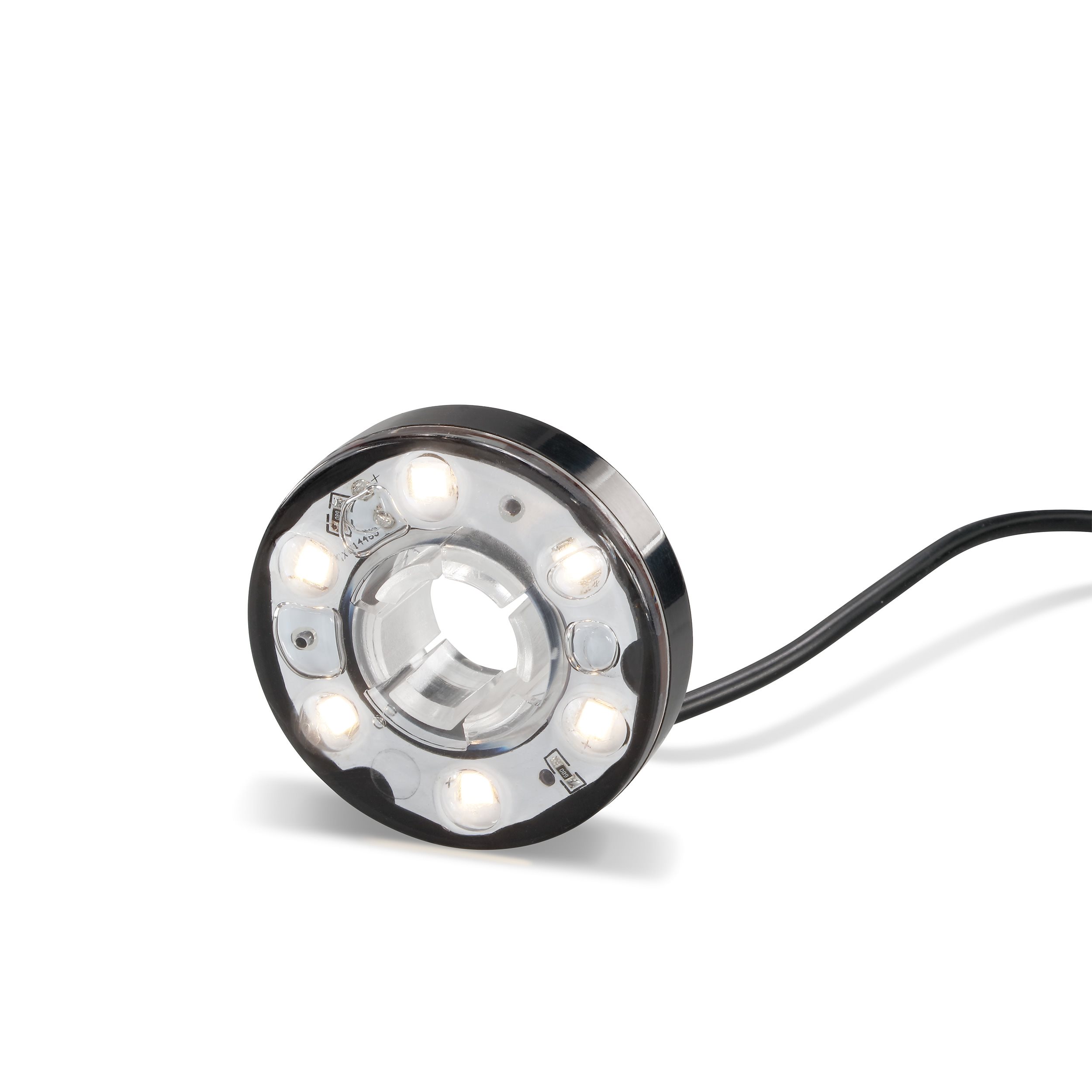 LED Lichtring 5 - 7 VDC mit 6 LEDs, warmweiß