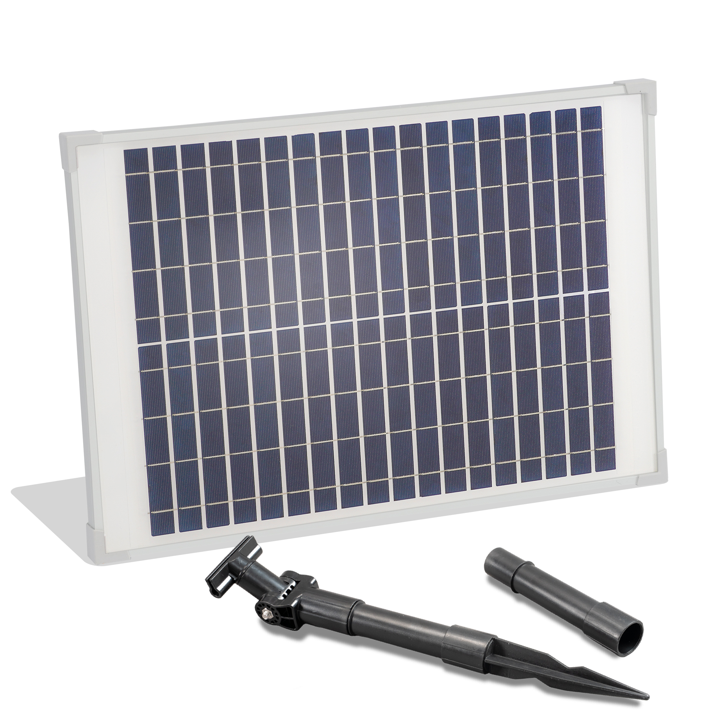 Solarmodul 20 Wp / 18 V mit Stecker 2-polig klein