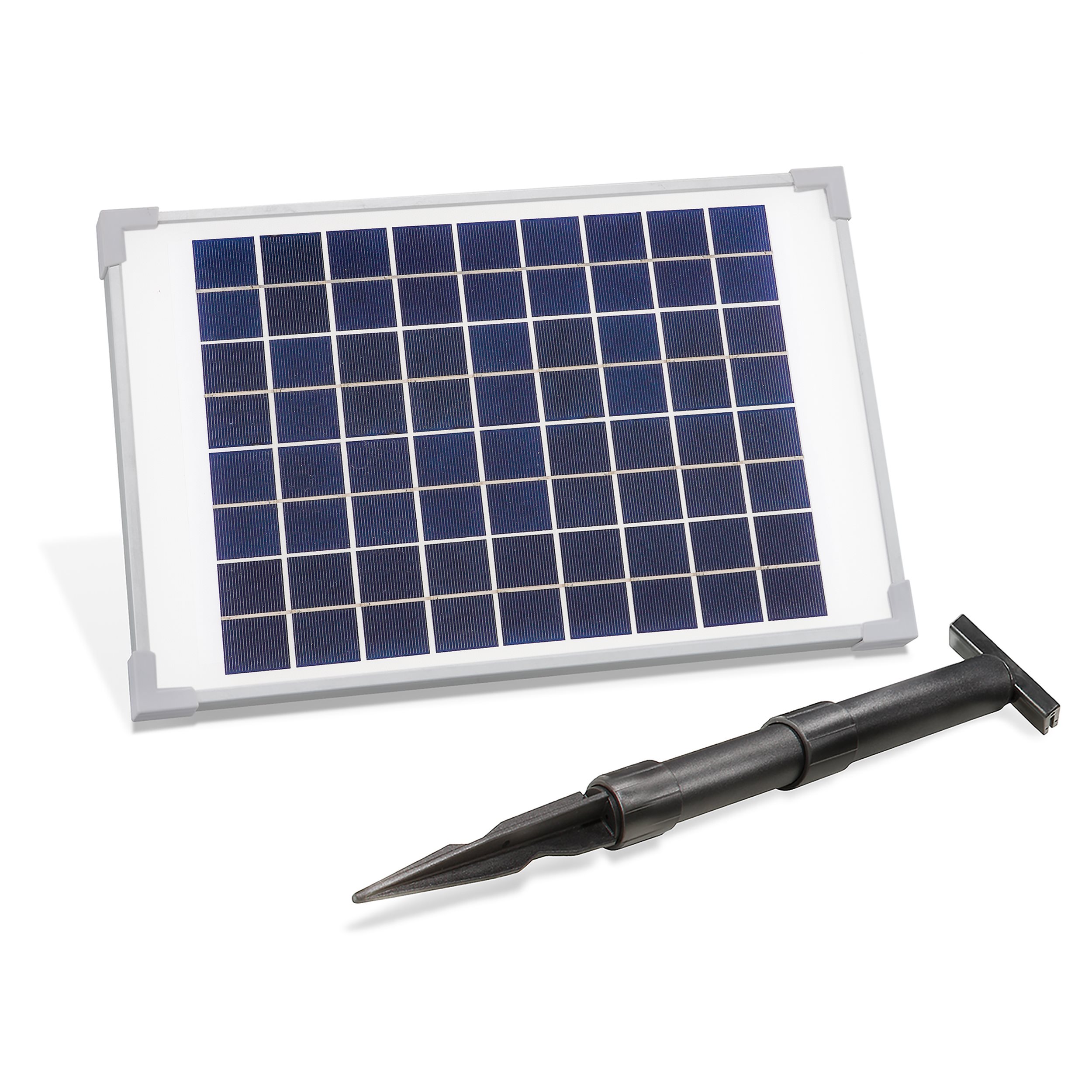 Solarmodul 10 Wp / 18 V mit Stecker 2-polig klein