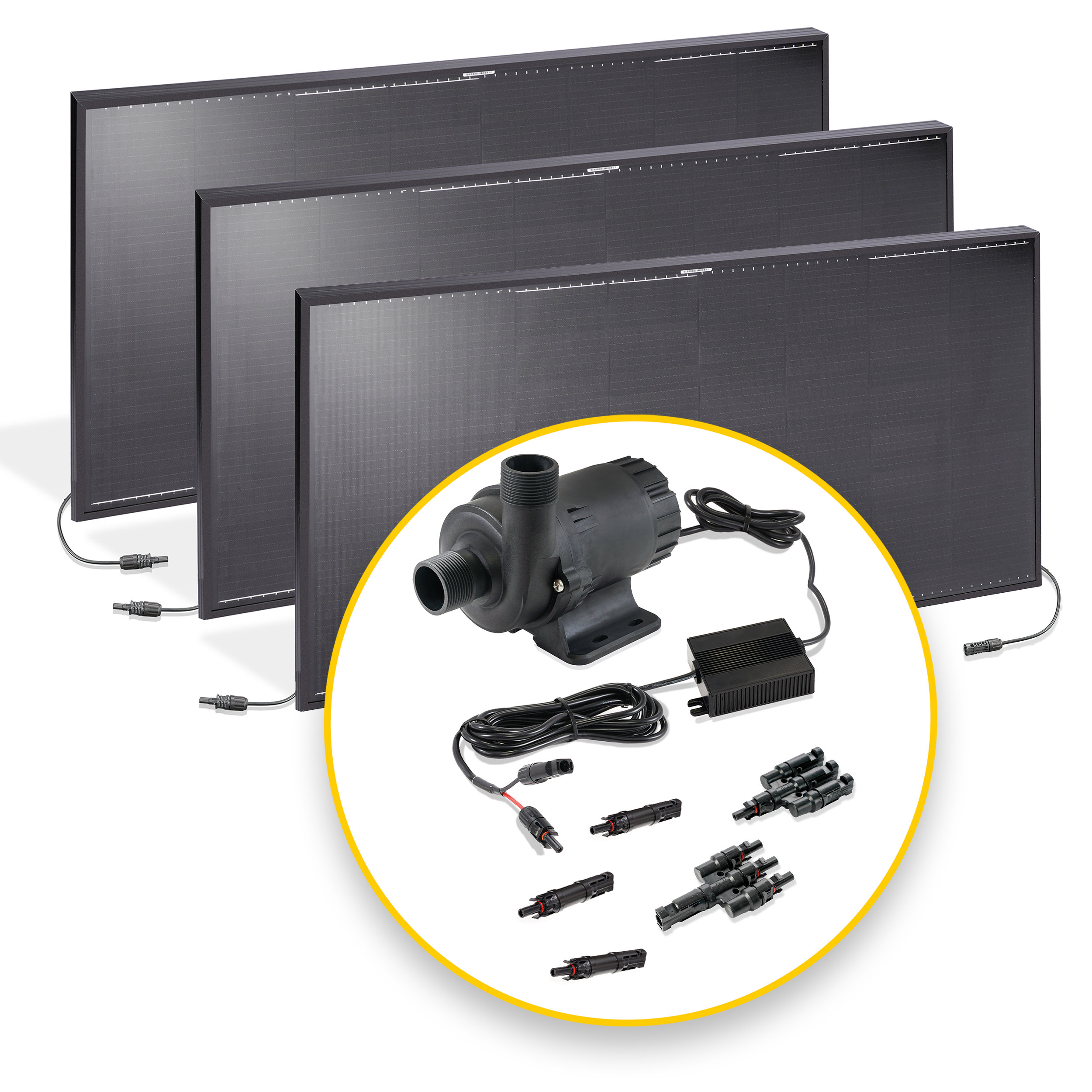 Solar Poolpumpenset 405 Wp / 13500 l/h