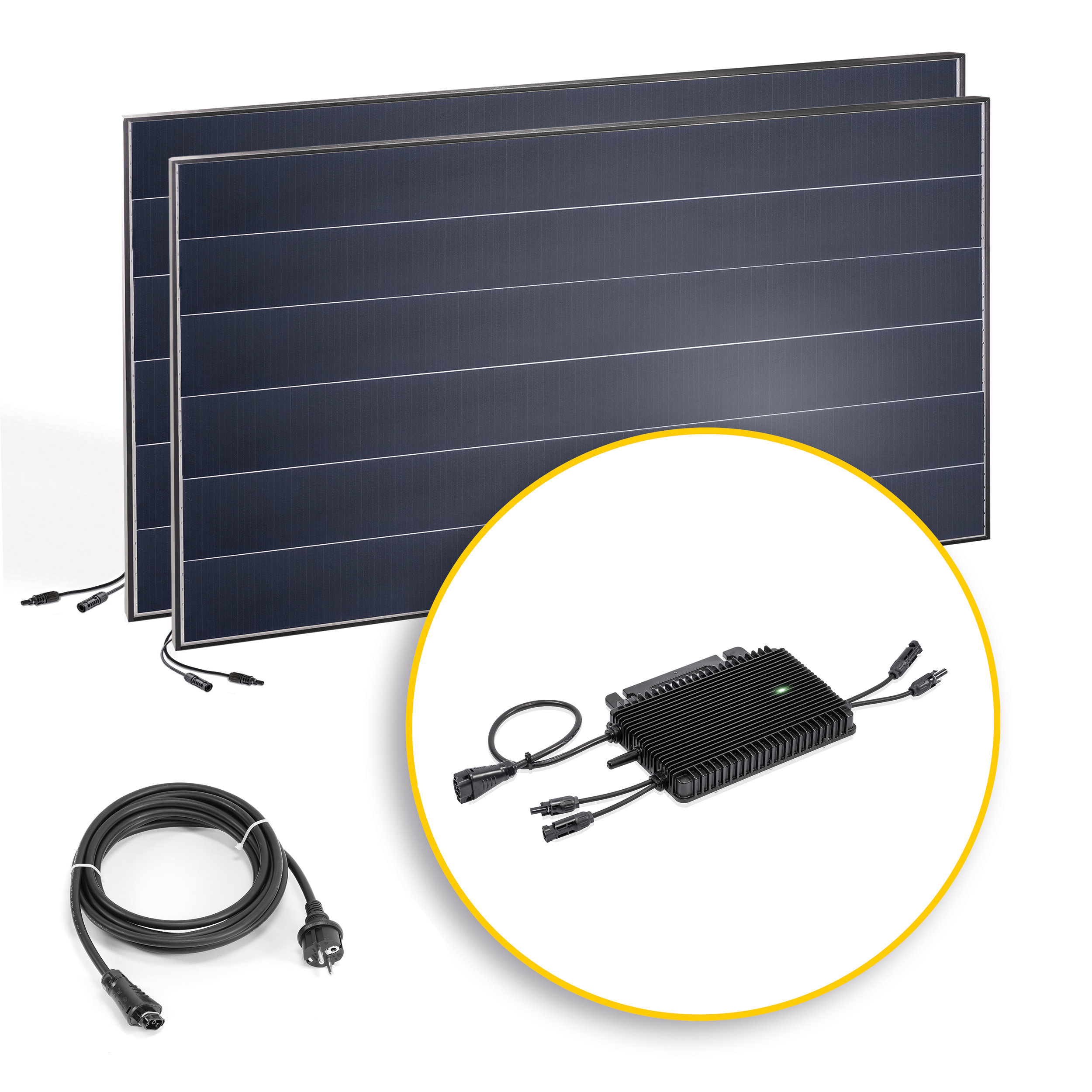 Balkonsolaranlage 720 Wp/ 800 VA