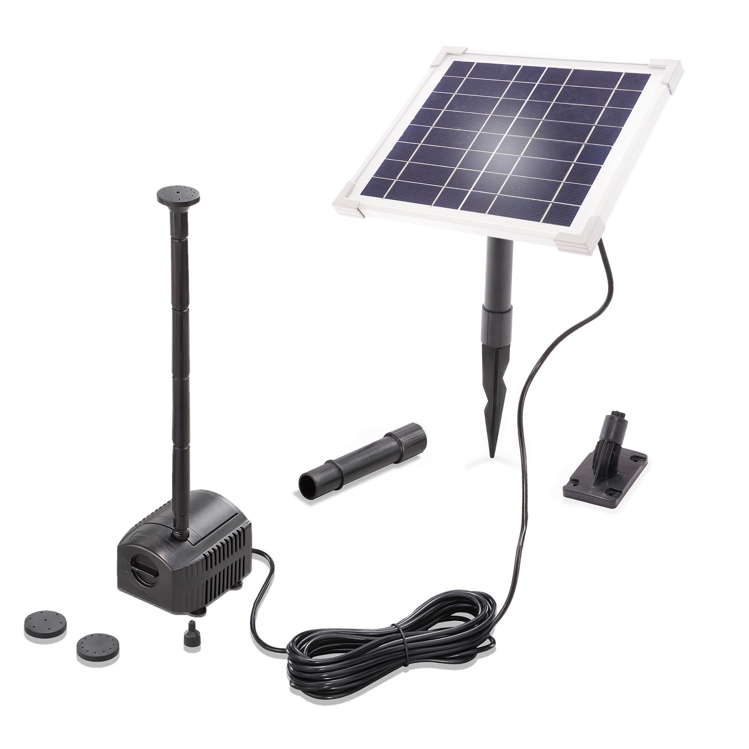 Solar Teichpumpenset 6/230 mit 1,5 Ah LiFePO4 Akkuspeicher