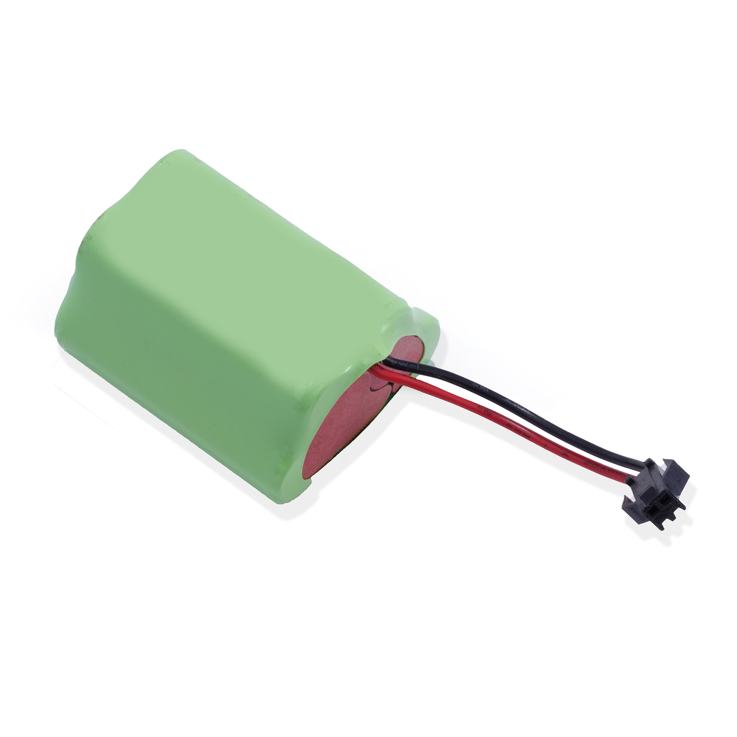 Akku NiMh 6 V 2000 mAh - Baugröße Mignon mit Stecker schwarz