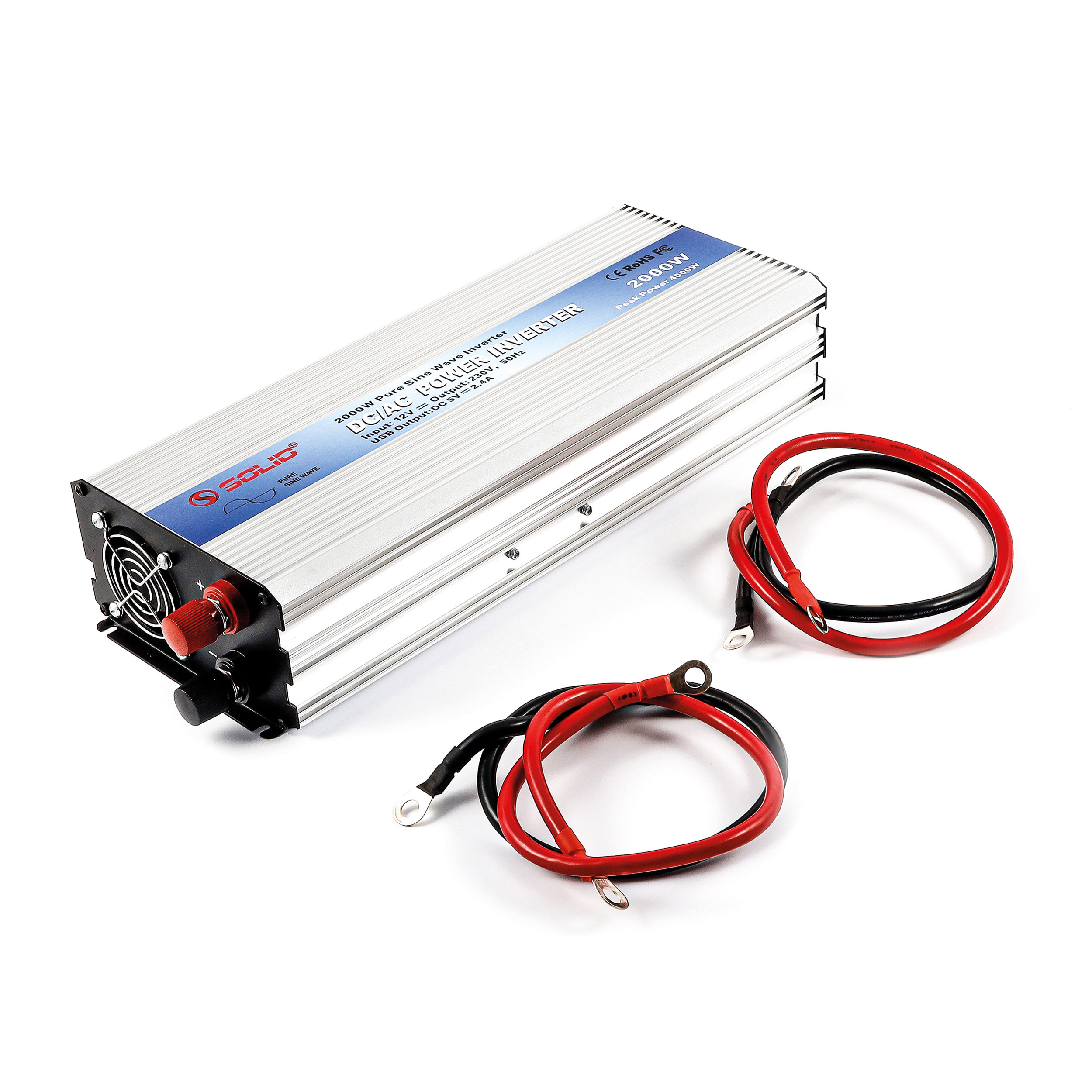 Sinus Wechselrichter 12 VDC/ 230 VAC/ 2000 W