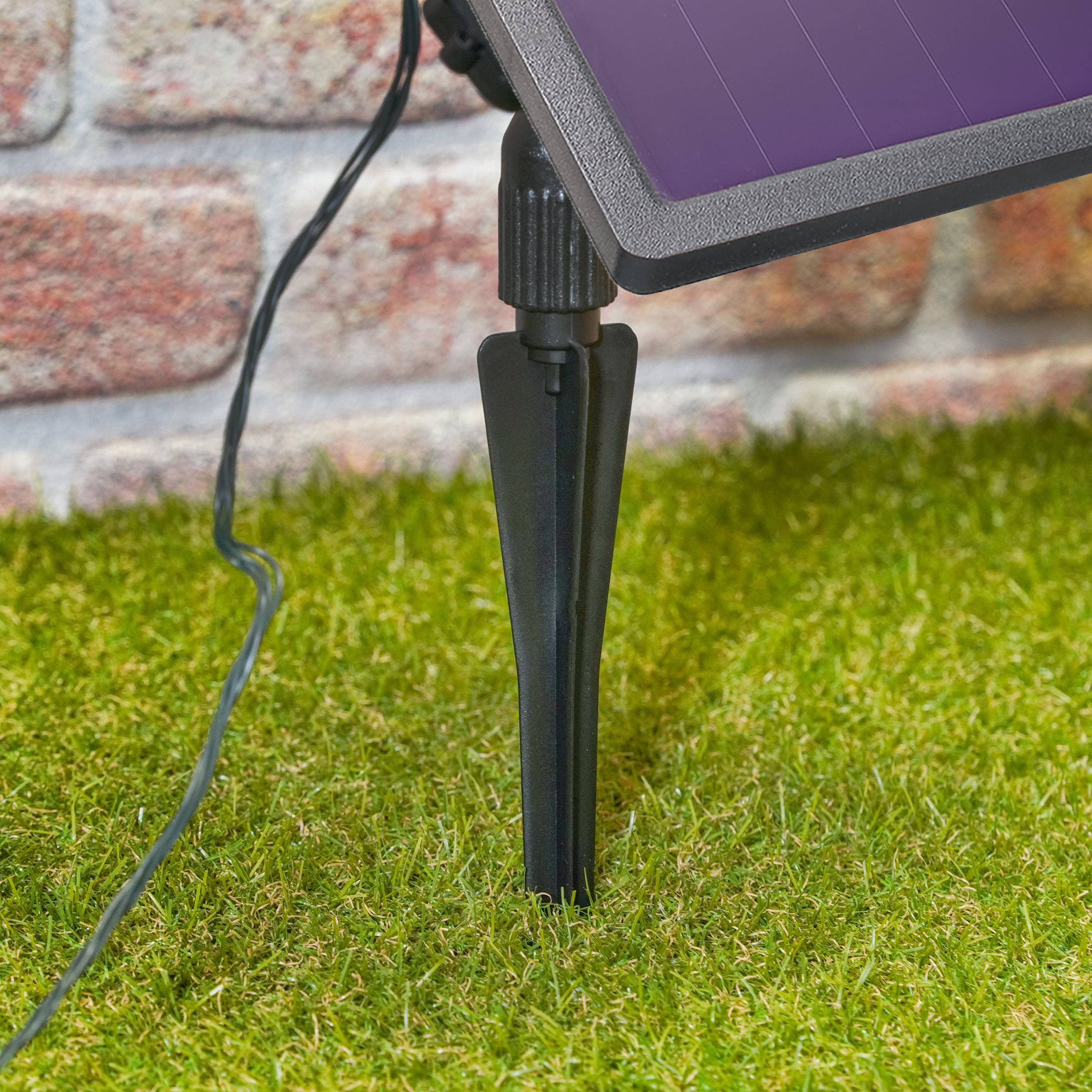 Solar Lichterschlauch mit 200 warmweißen LEDs