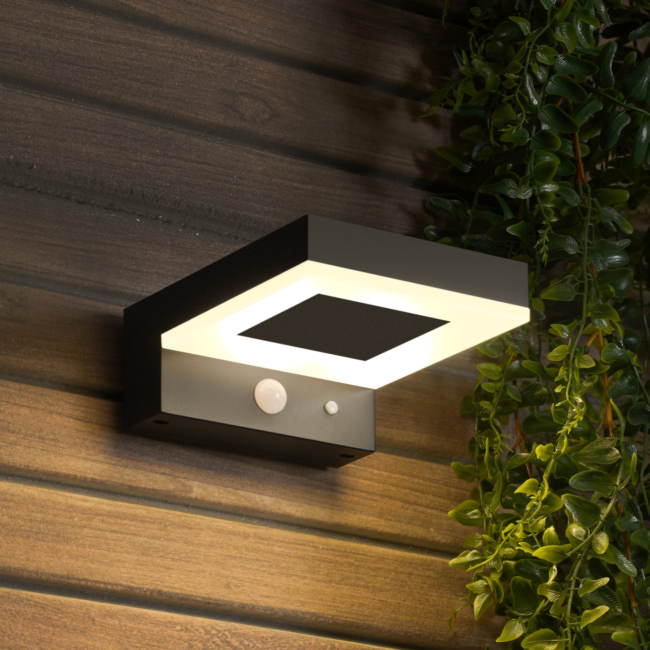 Solar Wandleuchte Stella mit Bewegungssensor