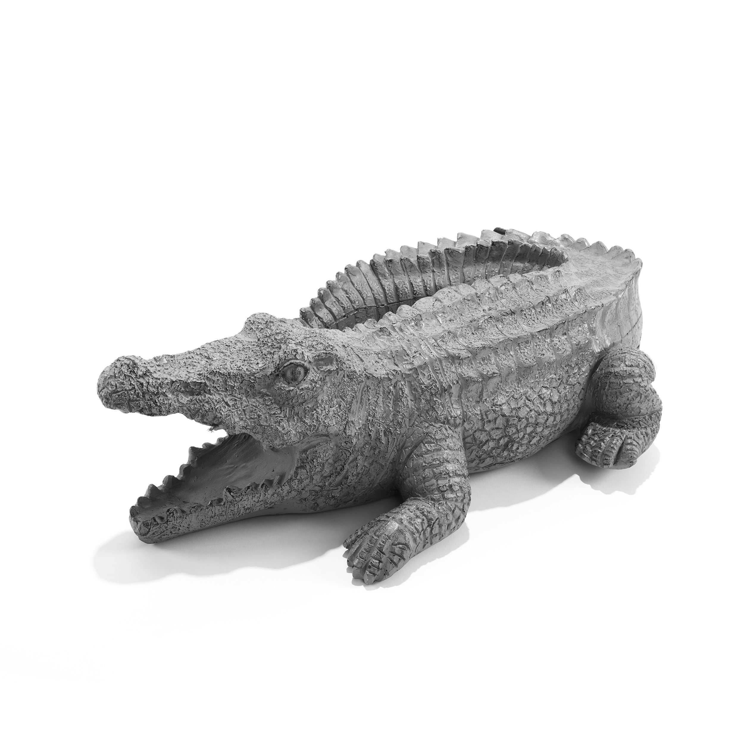 Wasserspeier-Figur Krokodil Klaus