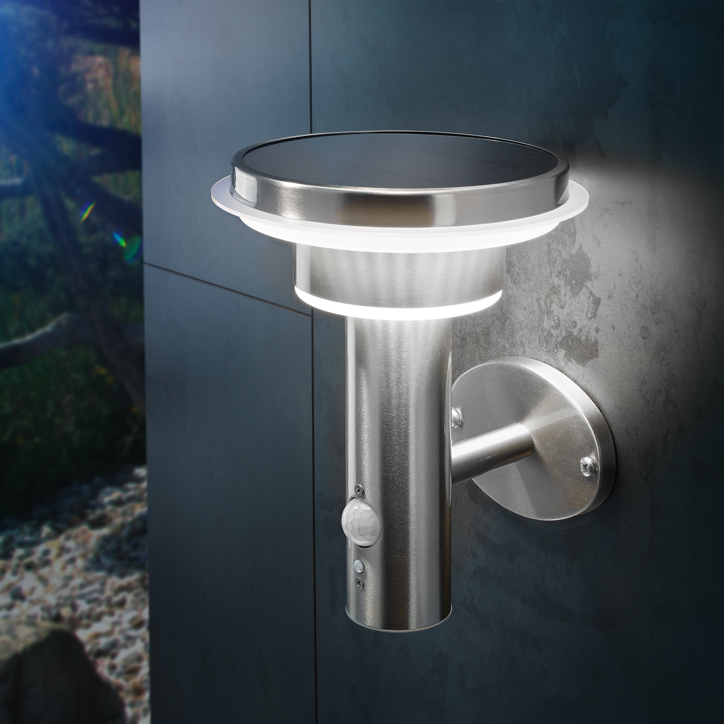 Solar Wandleuchte Tini mit Bewegungssensor