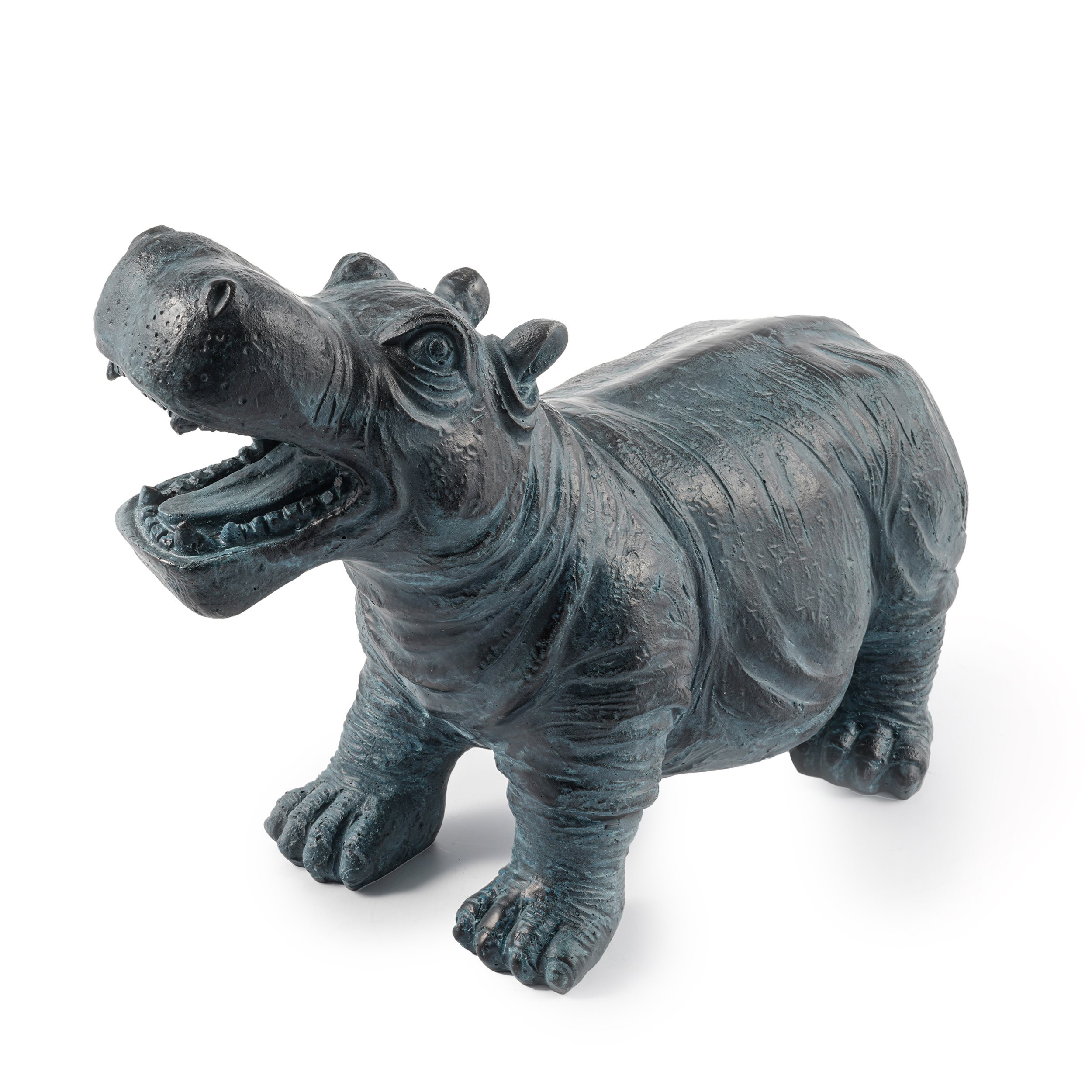 Wasserspeier-Figur Flusspferd Hippo