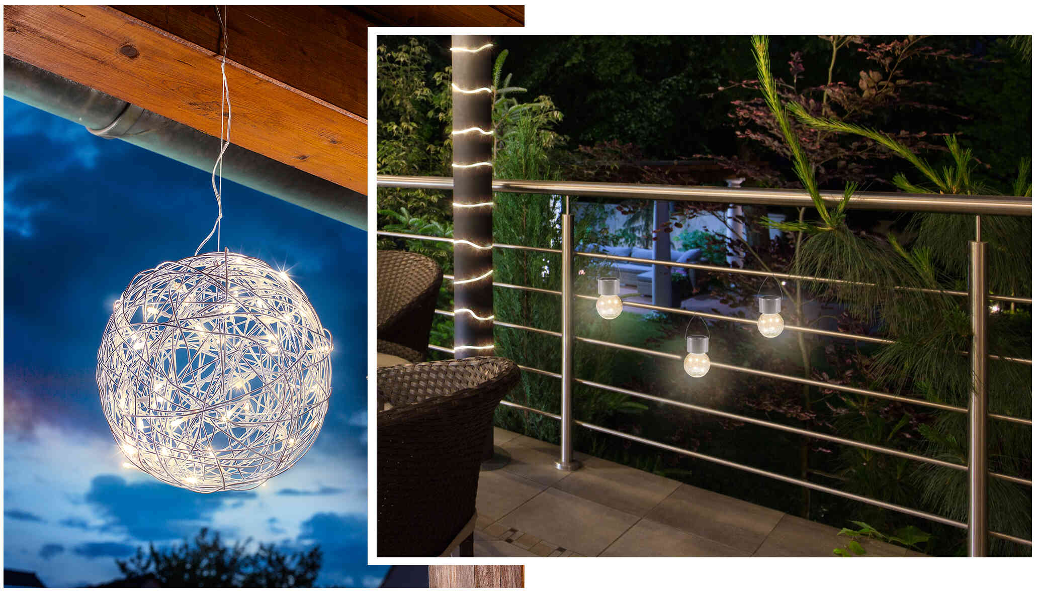 Solar Balkon Beleuchtung & Balkonleuchten