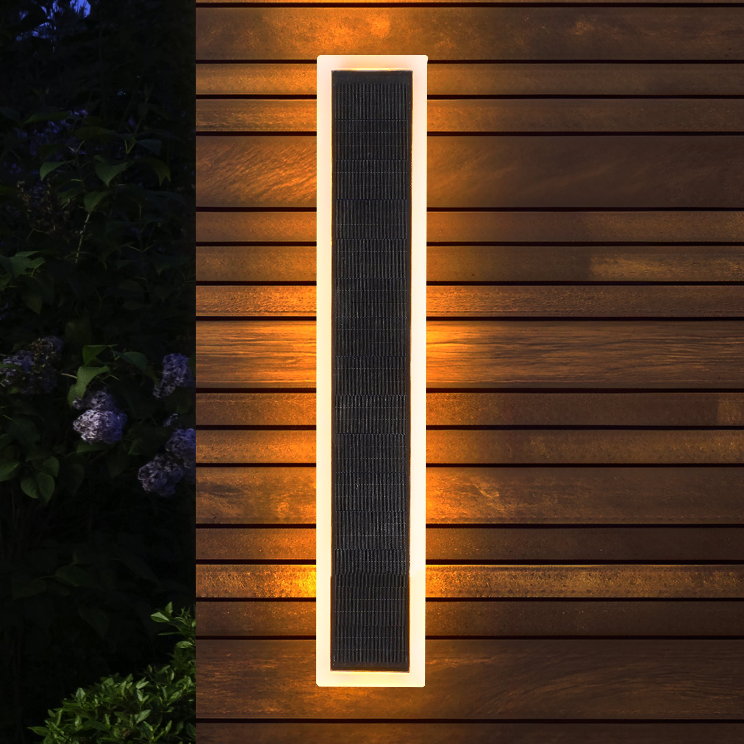 Moderne Solar-Wandleuchte Smartlight 50 cm
