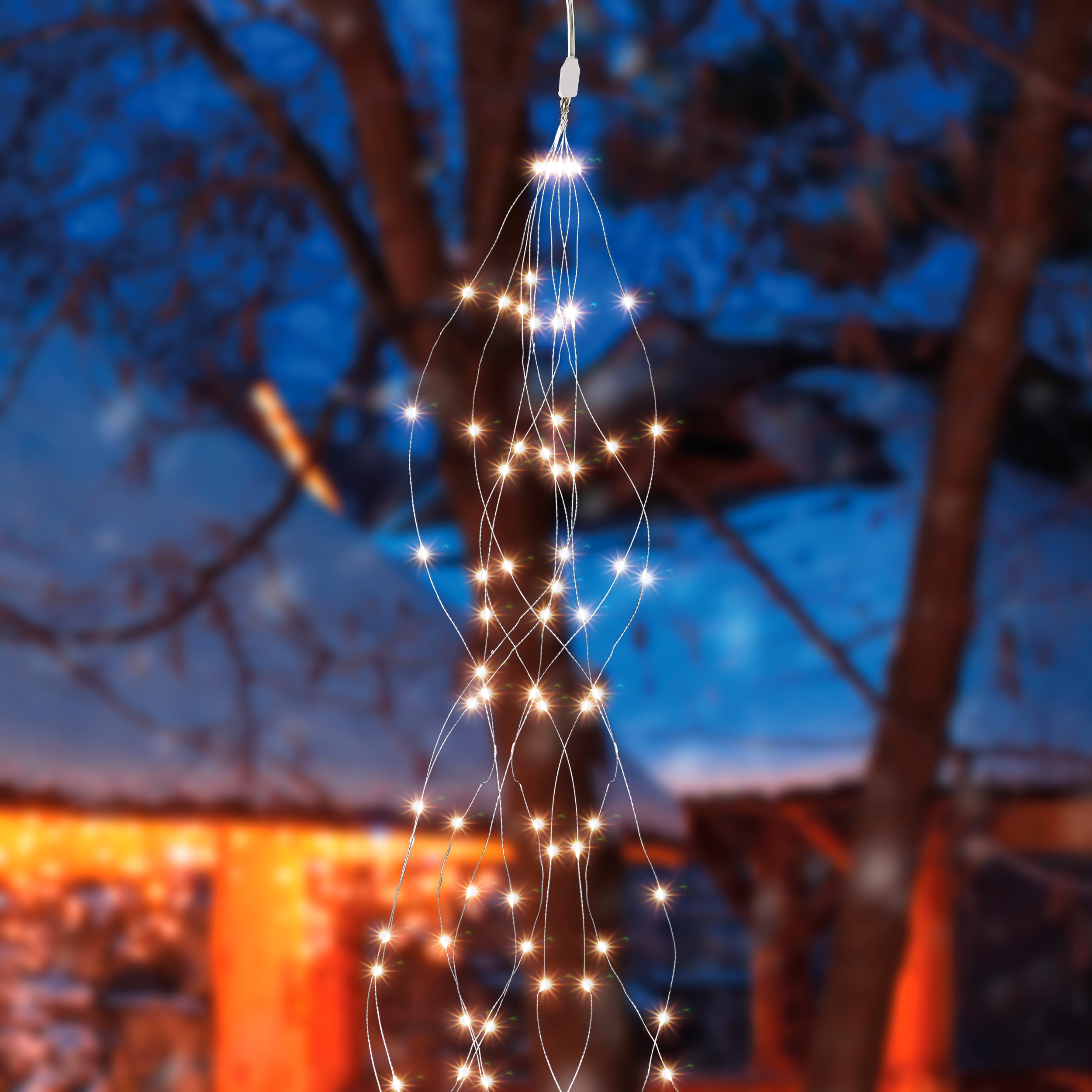 Solar Lichterschleier Verena mit 100 LEDs