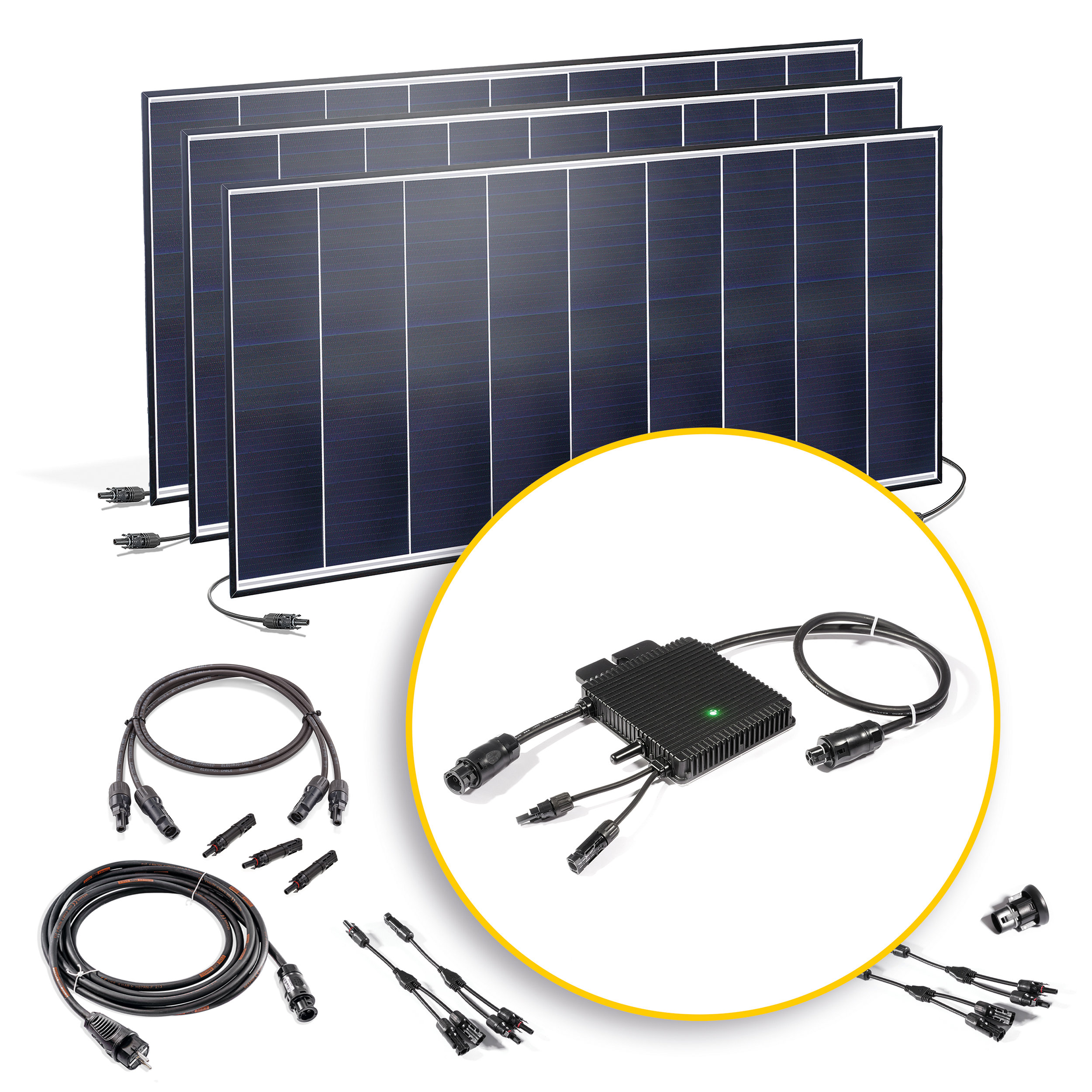 Balkonsolaranlage 405 Wp/ 400 VA